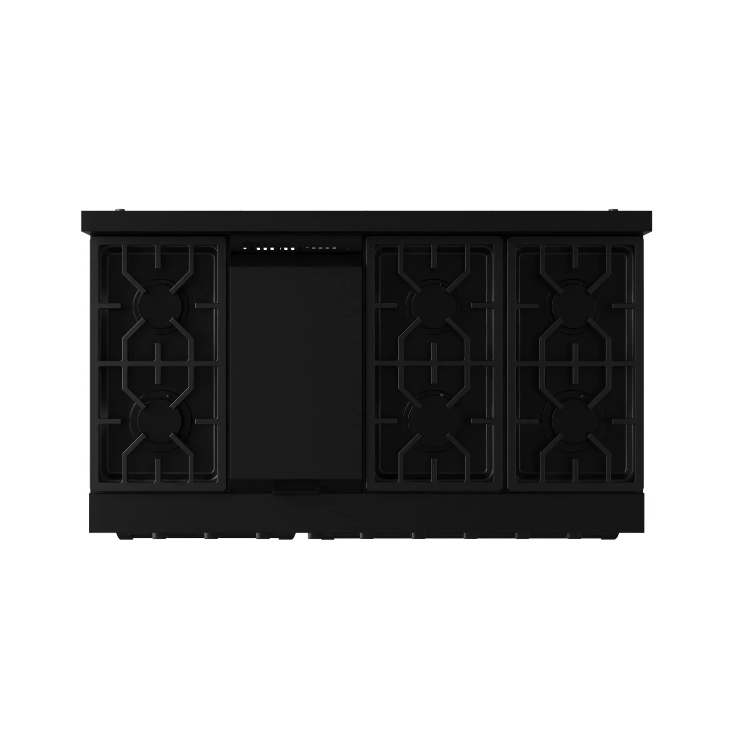 Thor Kitchen Black Stainless Steel Freestanding Professional Double Oven Gas Range|Gordon Ramsay Series (7 cu.ft.) - RSG48EB