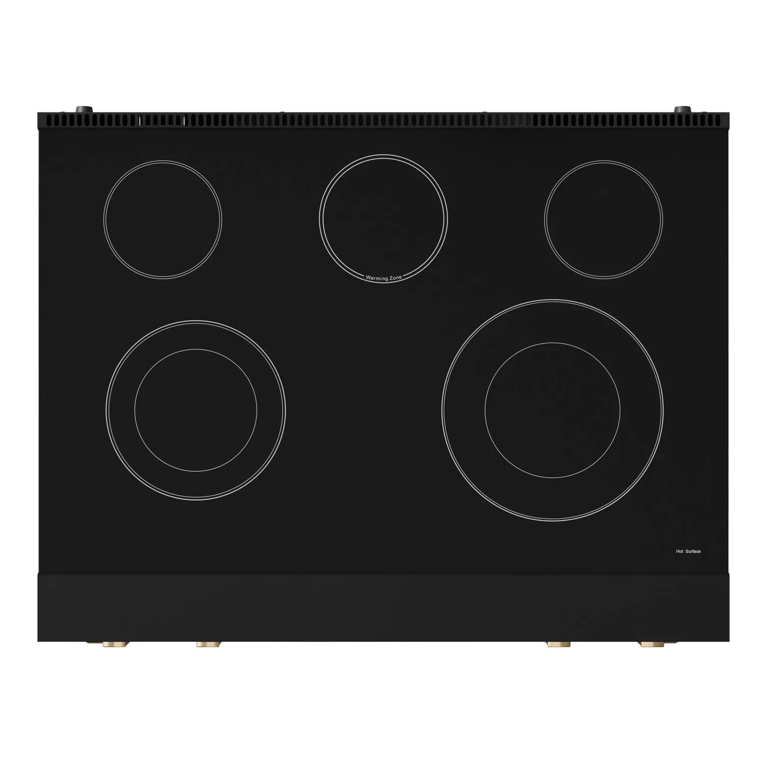 Thor Kitchen Black Stainless Steel Freestanding Professional Electric Range|Gordon Ramsay Series (6 cu.ft) - RSE36B-BRZ