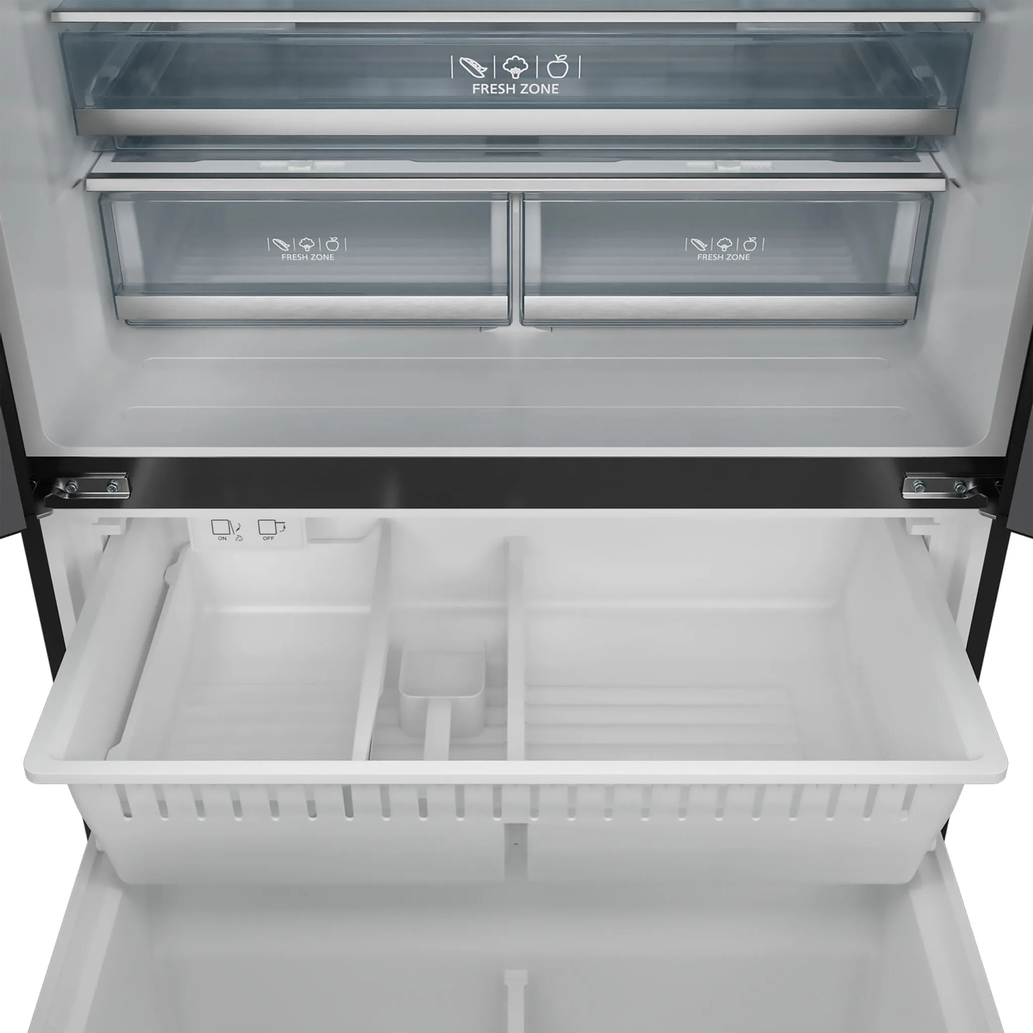 Thor Kitchen Matte Black French Door Counter-Depth Refrigerator with Ice Maker| Gordon Ramsay Collection (20.3 cu.ft.) - RF3621CTD00-SS