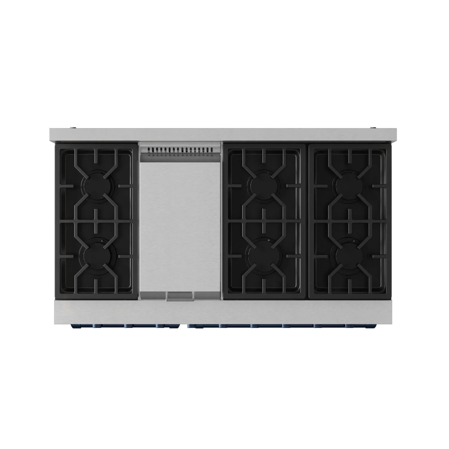 Thor Kitchen Stainless Steel Freestanding Professional Double Oven Gas Range|Gordon Ramsay Series (7 cu.ft.) - RSG48E-BLU