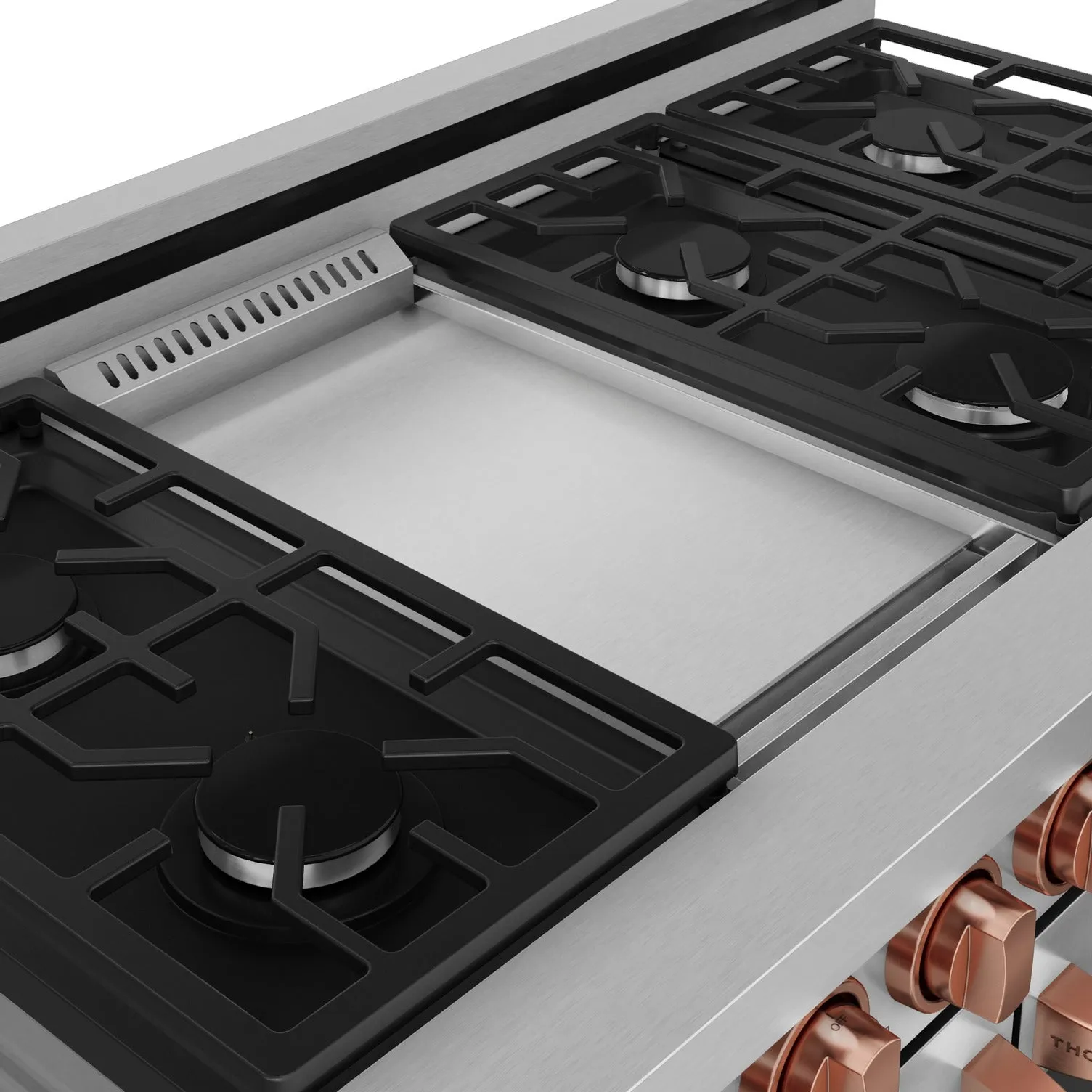 Thor Kitchen Stainless Steel Freestanding Professional Double Oven Gas Range|Gordon Ramsay Series (7 cu.ft.) - RSG48E-RSG