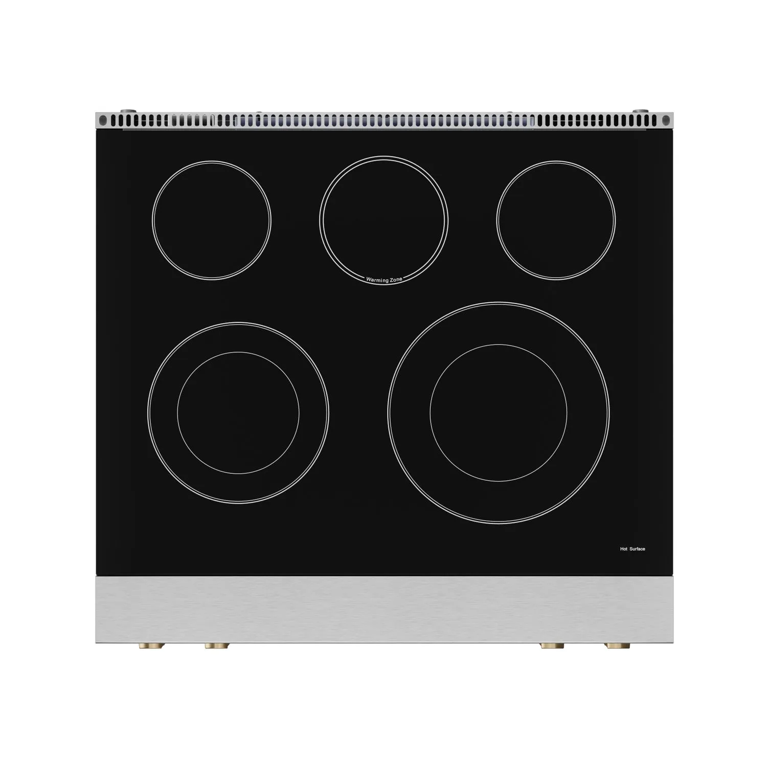 Thor Kitchen Stainless Steel Freestanding Professional Electric Range |Gordon Ramsay Series (4.55 cu.ft.) -RSE30-BRZ