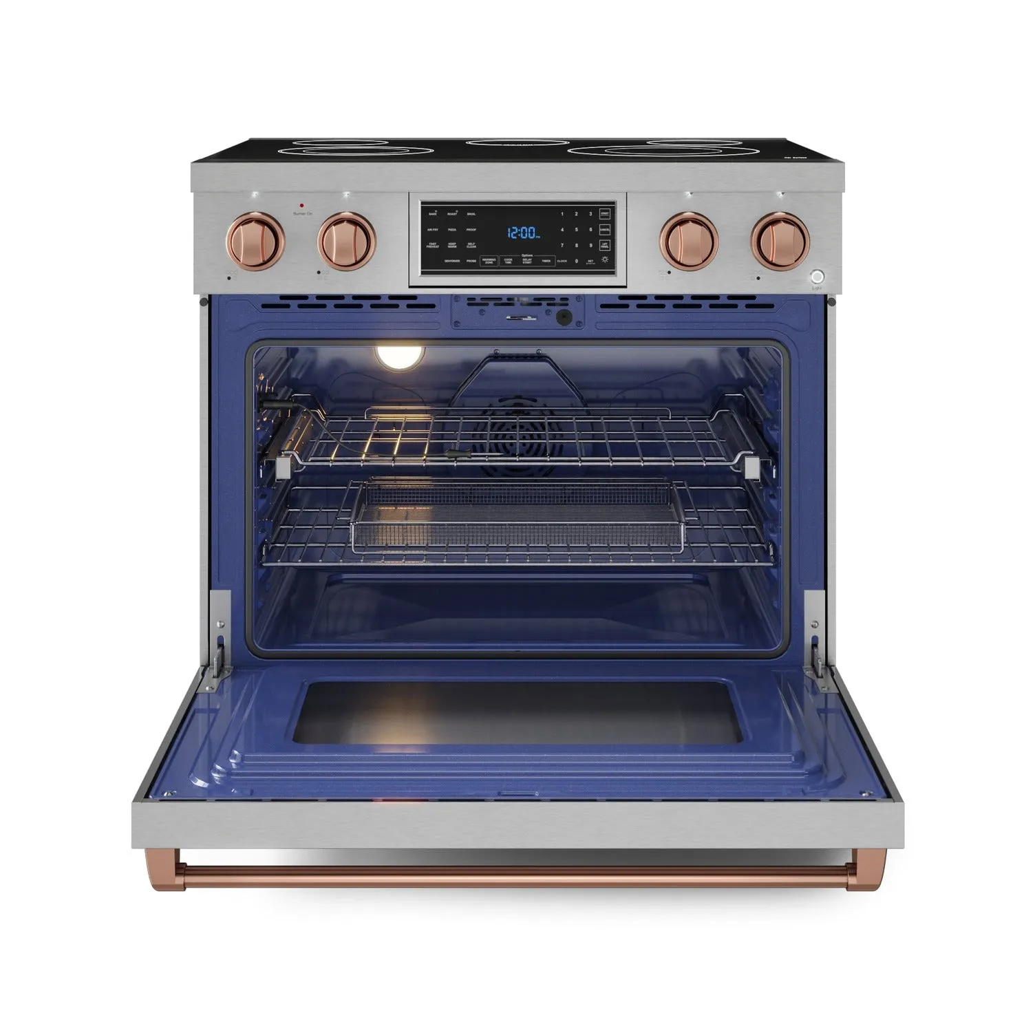 Thor Kitchen Stainless Steel Freestanding Professional Electric Range |Gordon Ramsay Series (6 cu.ft) - RSE36-RSG