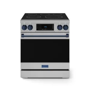 Thor Kitchen Stainless Steel Freestanding Professional Electric Range|Gordon Ramsay Series (4.55 cu.ft.) - RSE30-BLU