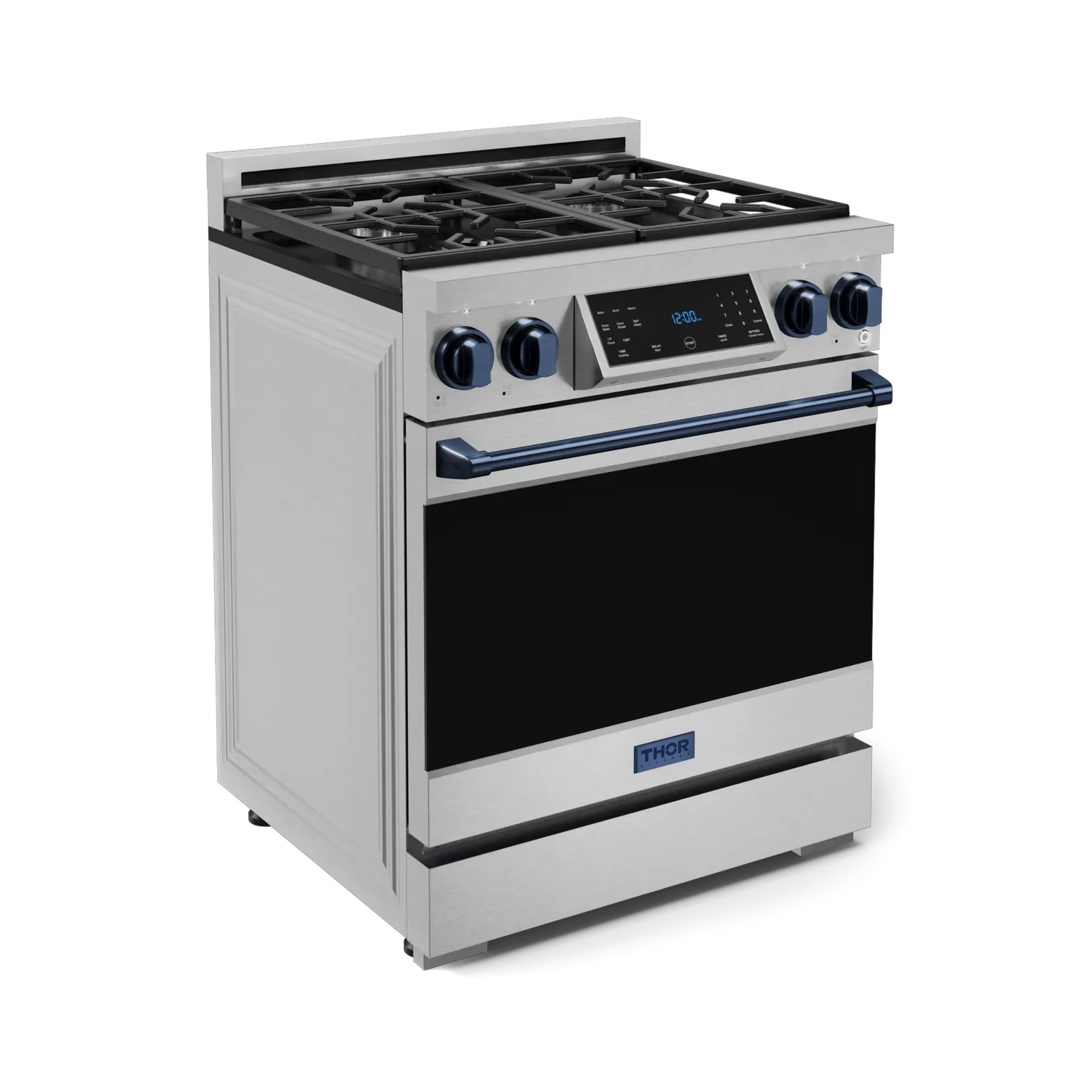 Thor Kitchen Stainless Steel Freestanding Professional Gas Range|Gordon Ramsay Series (4.55 cu.ft.) - RSG30-BLU