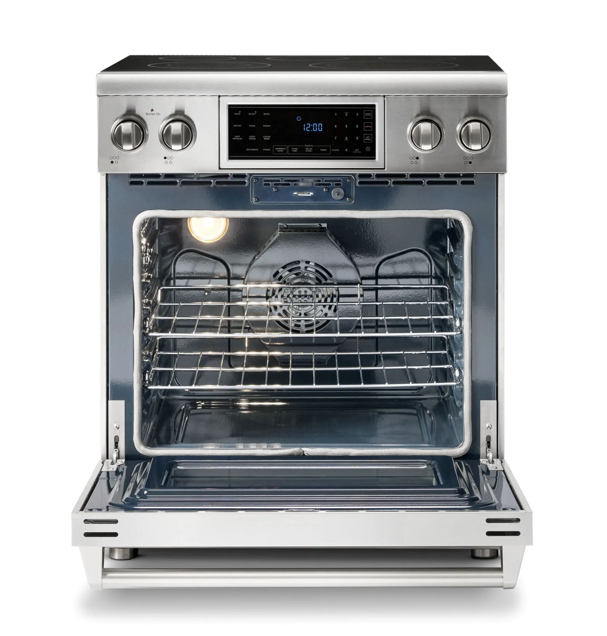 Thor Kitchen Stainless Steel Freestanding Tilt-Panel Electric Range (4.55 cu.ft.) - TRE3001