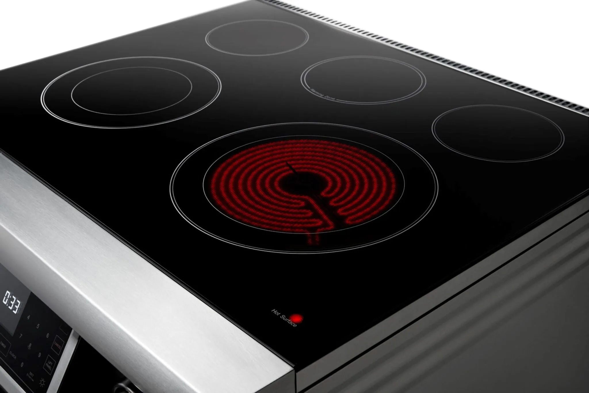 Thor Kitchen Stainless Steel Freestanding Tilt-Panel Electric Range (4.55 cu.ft.) - TRE3001