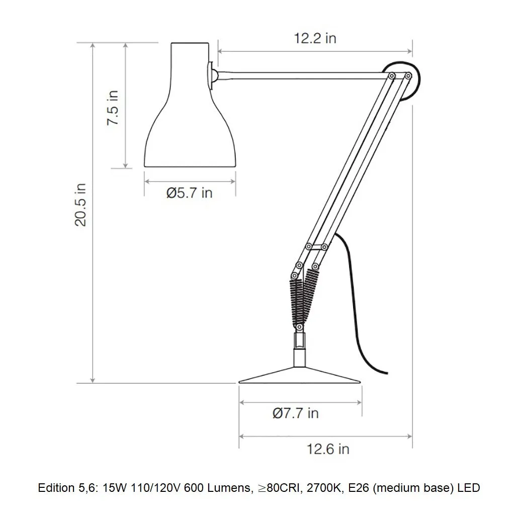 Type 75 Desk Lamp - Paul Smith