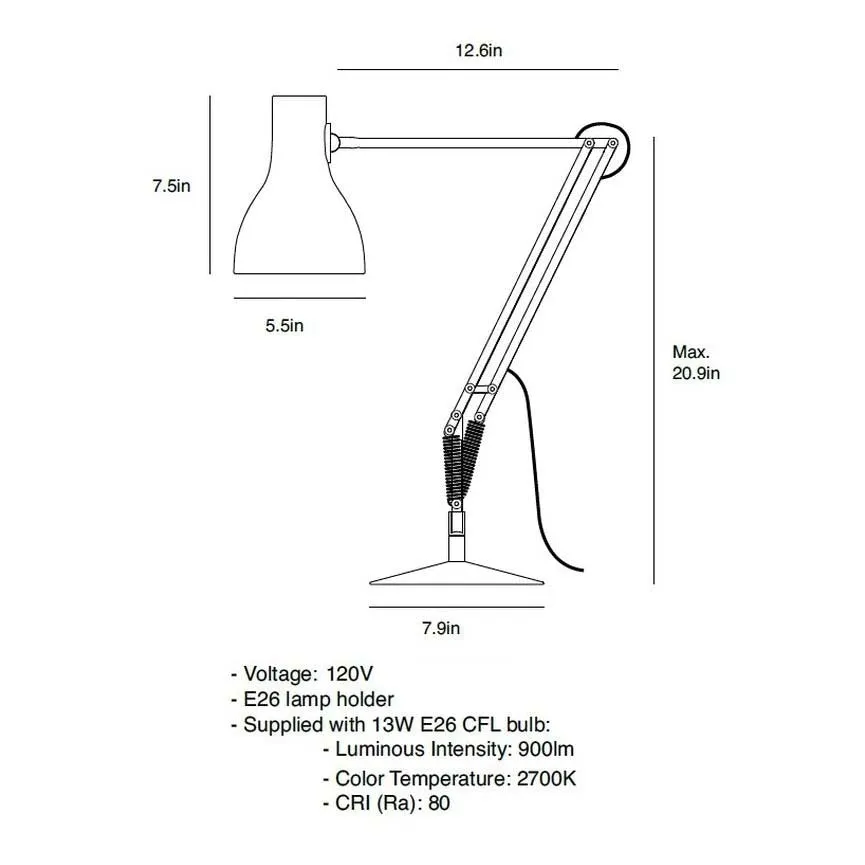 Type 75 Desk Lamp - Paul Smith