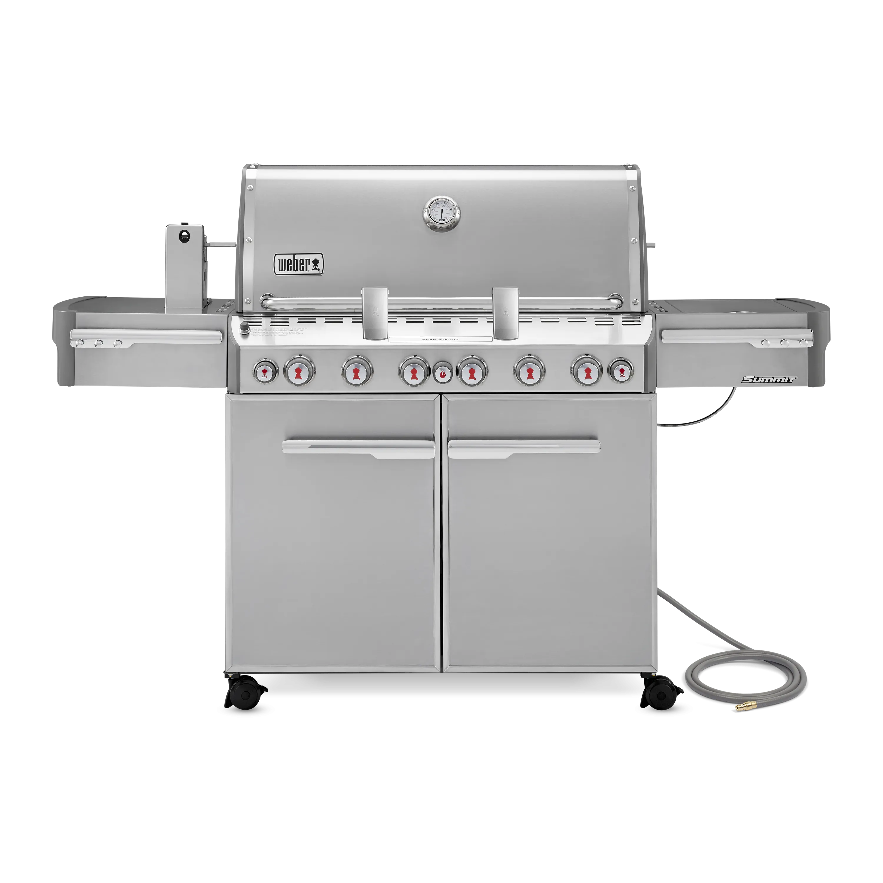 Weber Summit Stainless Steel S-670 6-Burner 100,000 BTU Natural Gas BBQ - 7470001