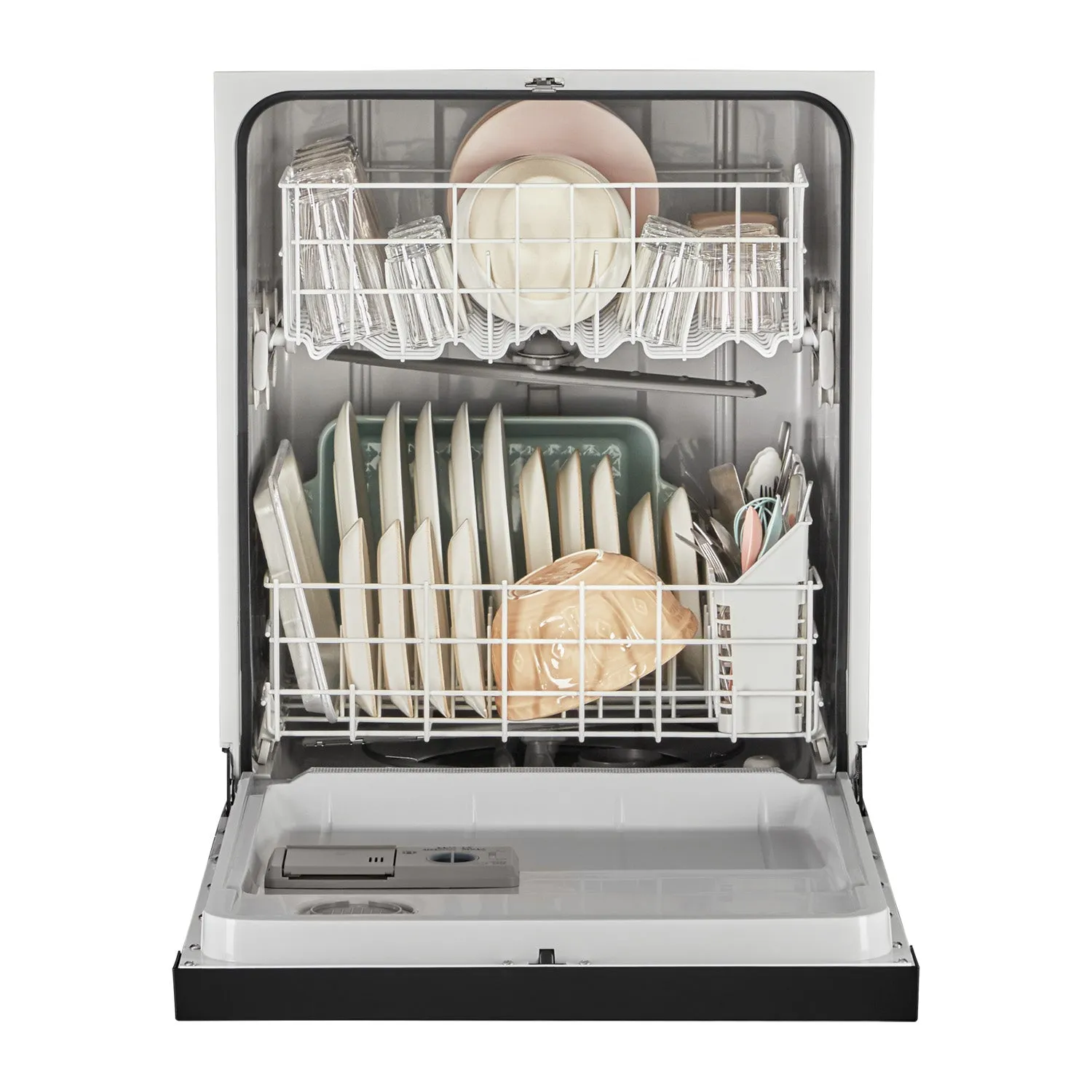 Whirlpool 24" Black Dishwasher with Boost Cycle (57 dBA) - WDF341PAPB