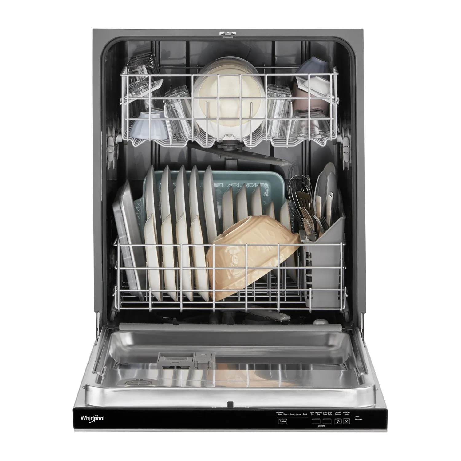 Whirlpool 24" Fingerprint Resistant Stainless Steel Dishwasher (55 dBA) - WDP540HAMZ