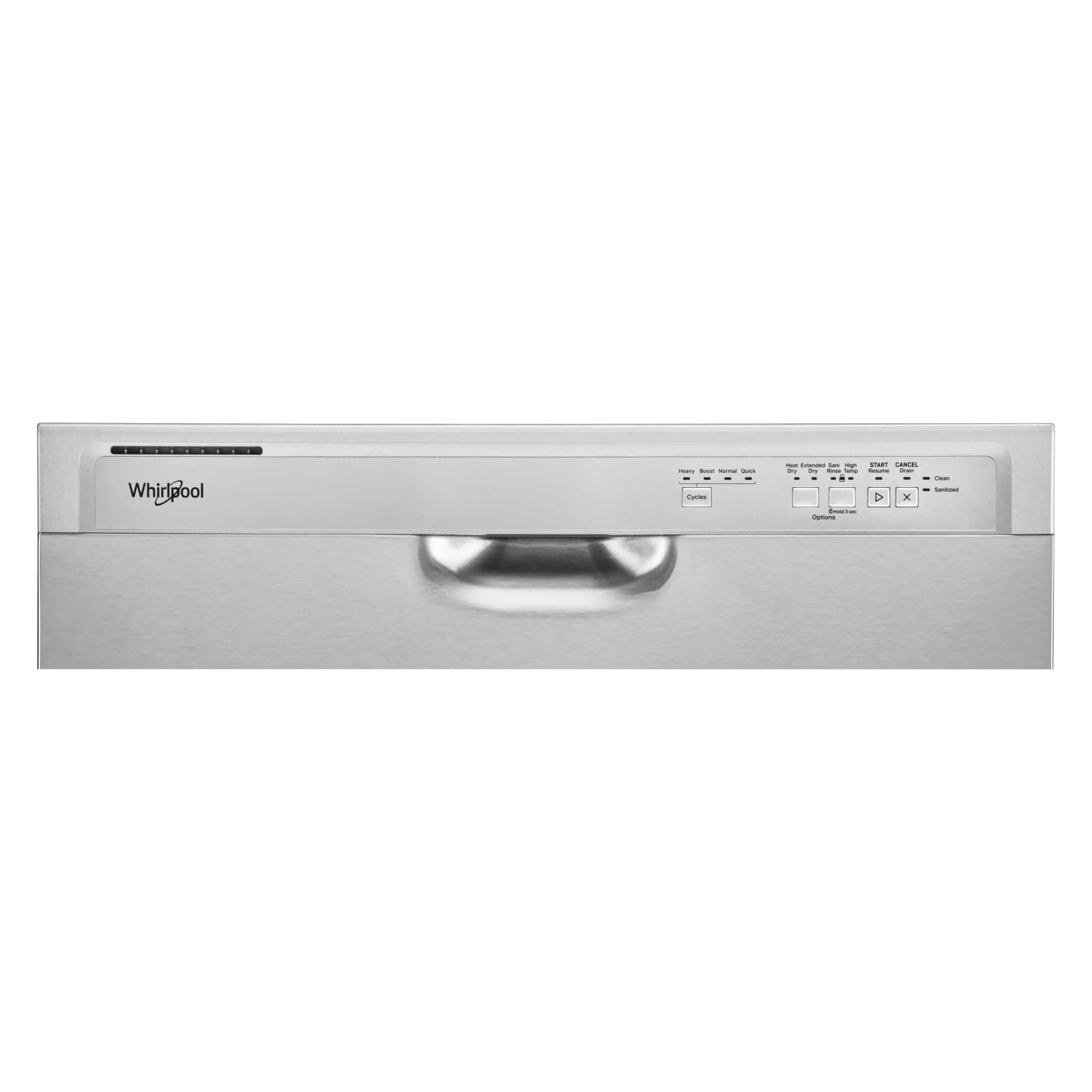 Whirlpool 24" Stainless Steel Dishwasher with Boost Cycle(57 dBA) - WDF341PAPM