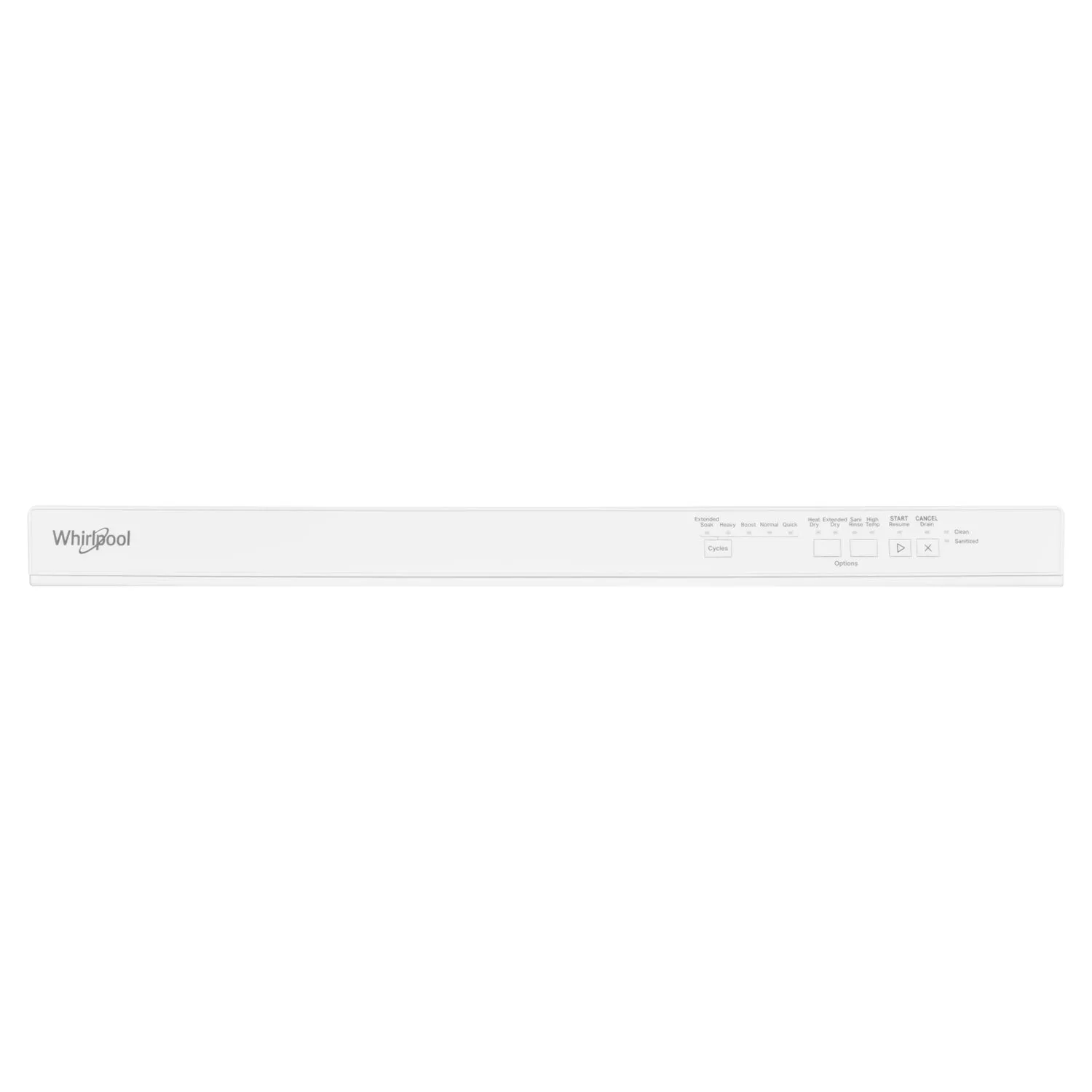 Whirlpool 24" White Dishwasher (55 dBA) - WDP540HAMW