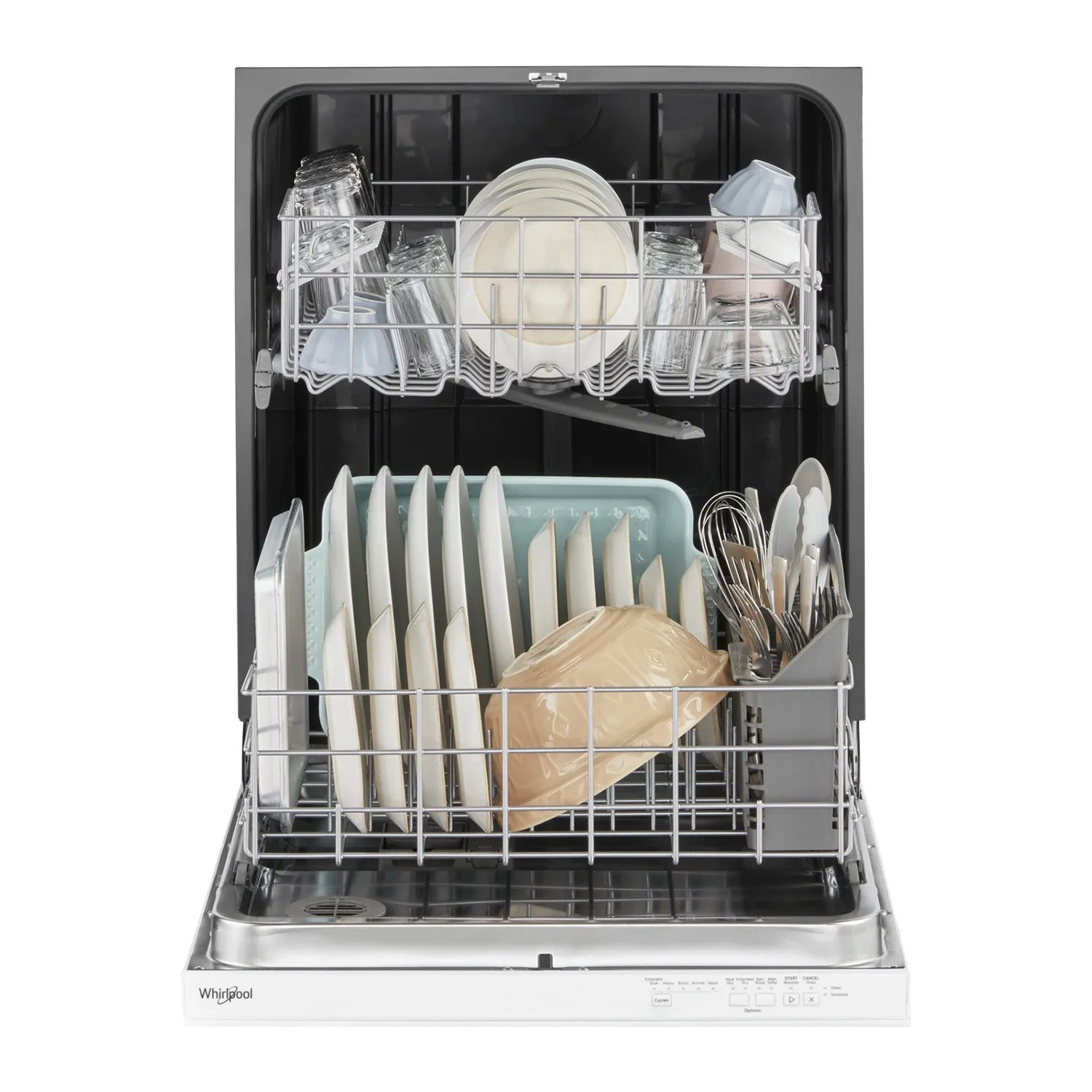 Whirlpool 24" White Dishwasher (55 dBA) - WDP540HAMW