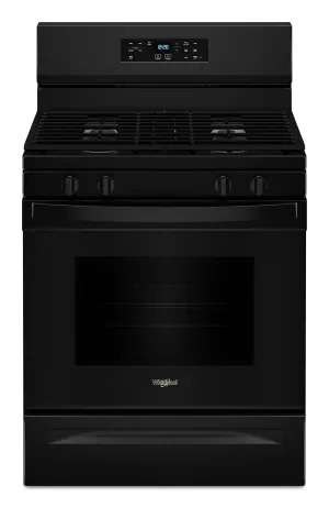 Whirlpool Black 30" Gas Range (5.0 Cu Ft) - WFGS3530RB