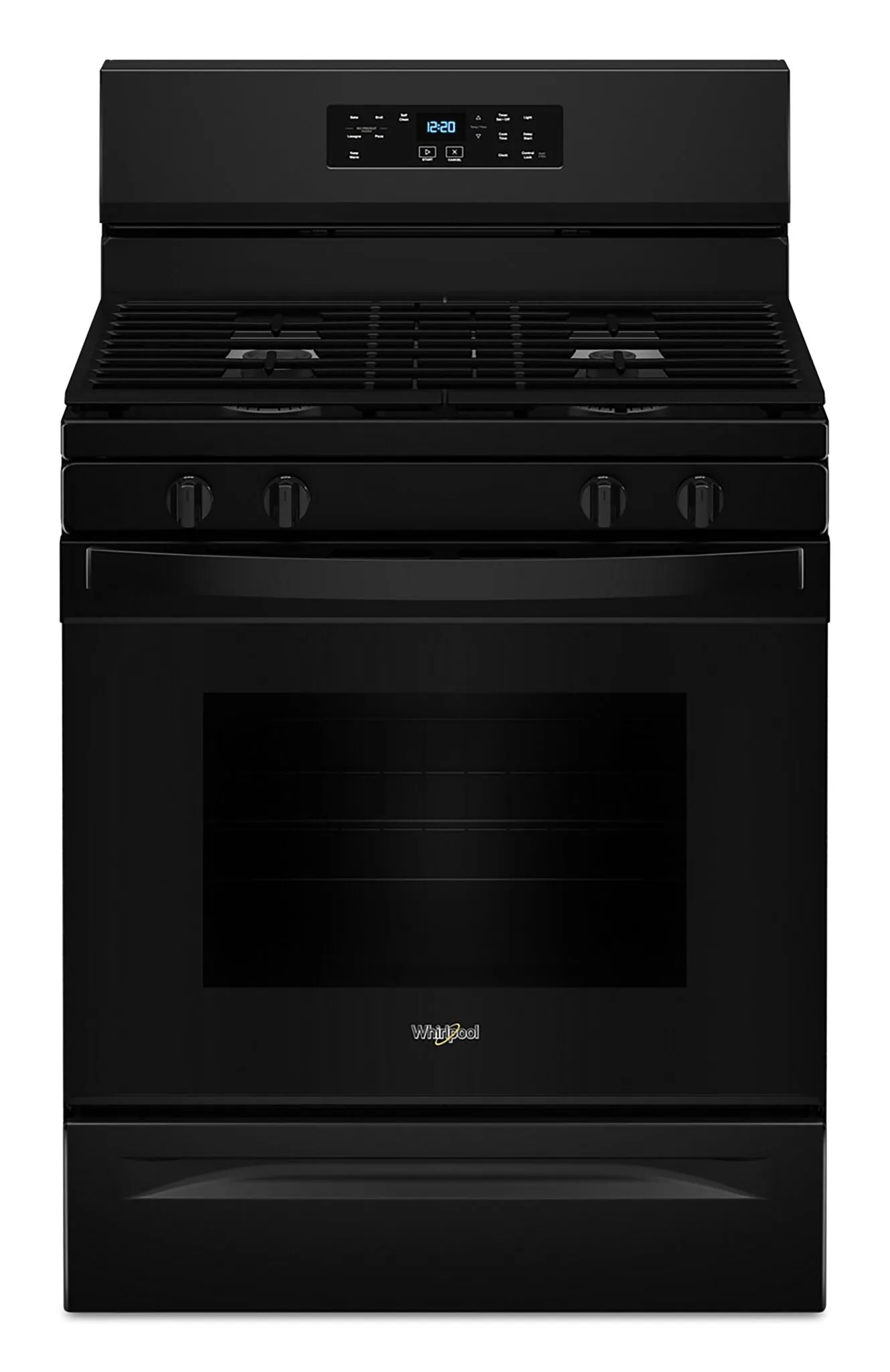 Whirlpool Black 30" Gas Range (5.0 Cu Ft) - WFGS3530RB