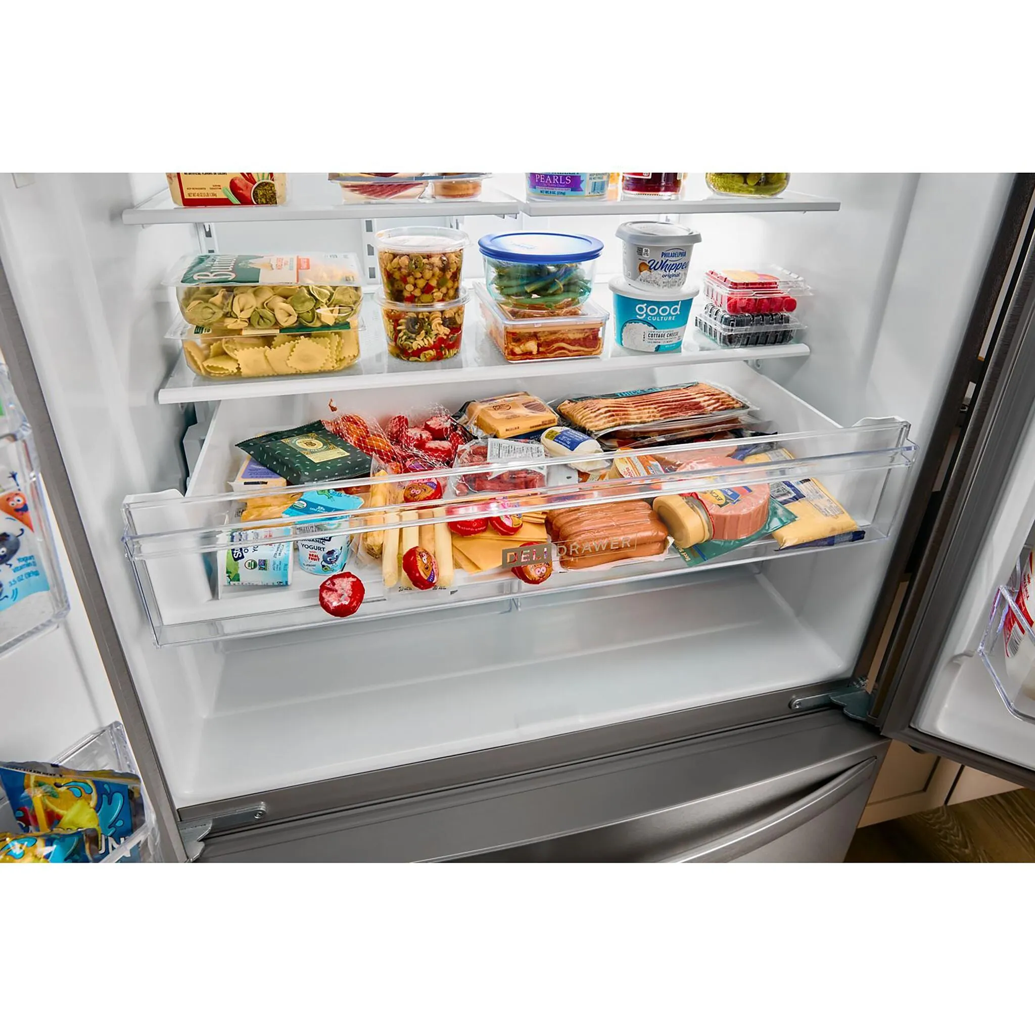 Whirlpool Black French Door Refrigerator (24.7 Cu.Ft.) - WRFF3436RB