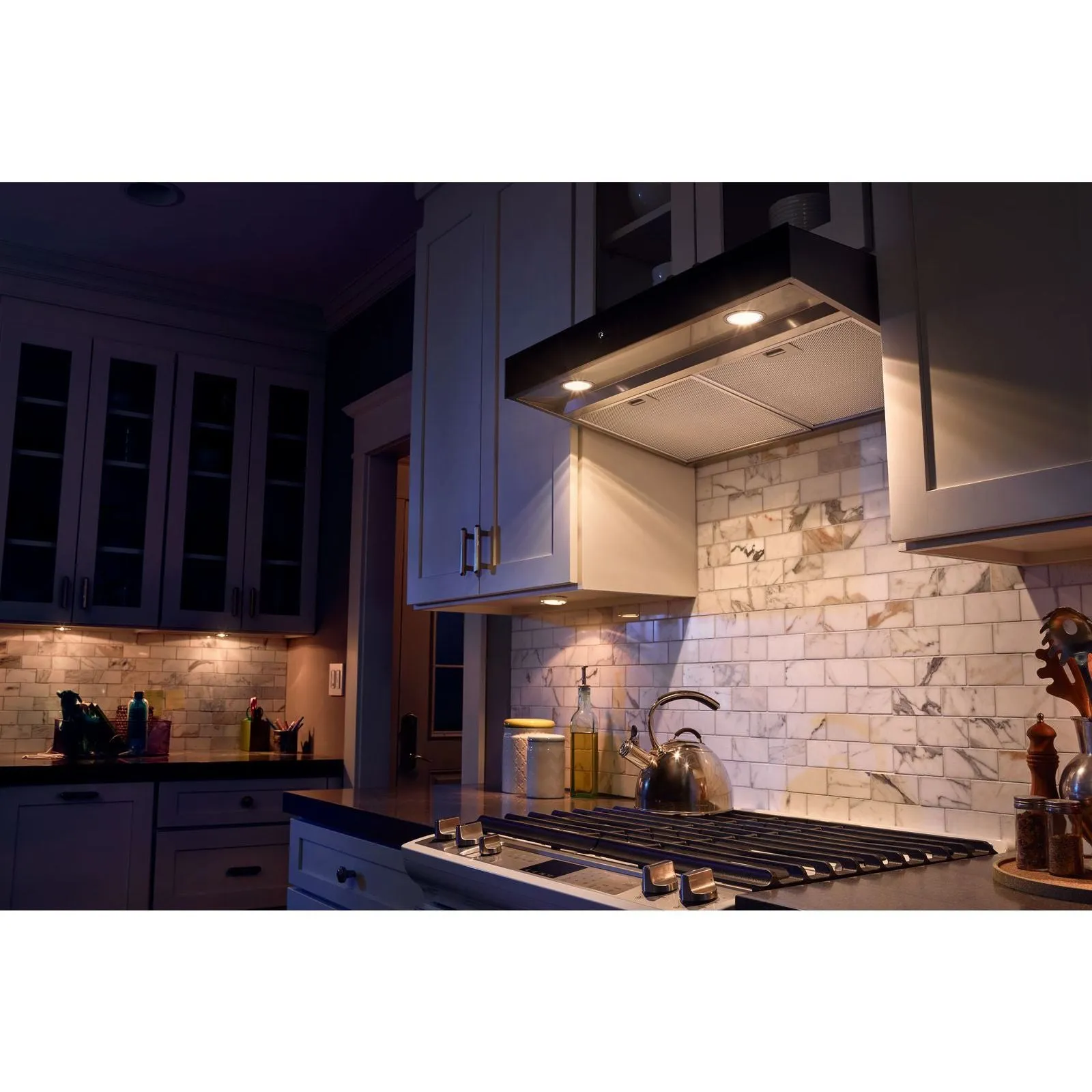 Whirlpool Black Glass 30" 350 CFM Under-the-Cabinet Range Hood with Boost Function - WVU57UC0FS