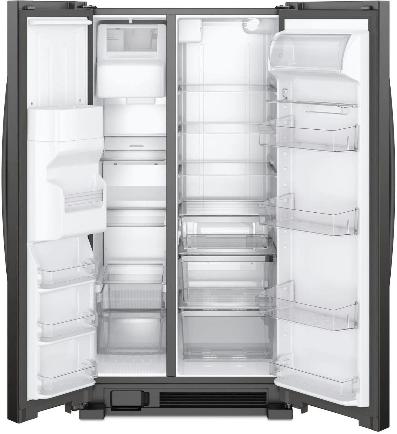 Whirlpool Black Side-by-Side Refrigerator (25 Cu. Ft.) - WRS325SDHB