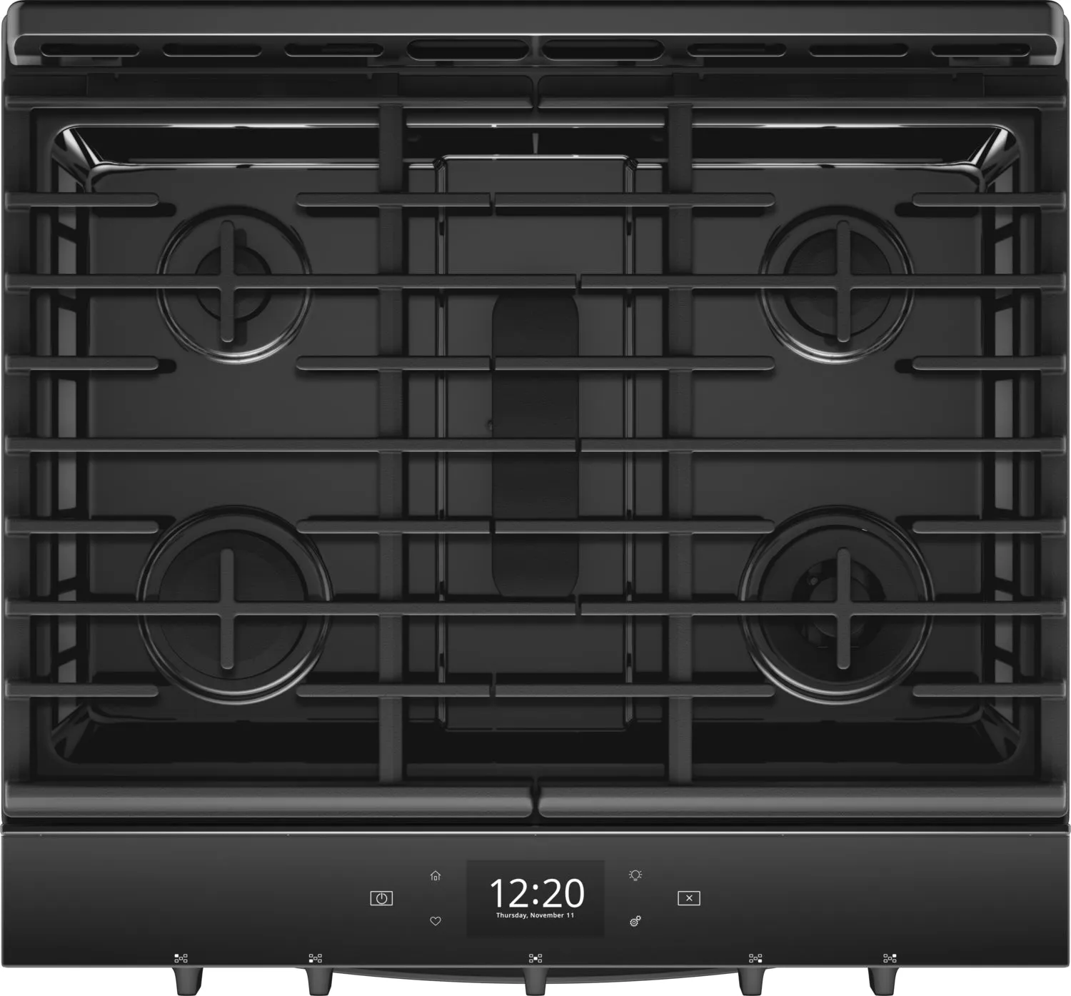 Whirlpool Black Slide-In Gas True Convection Range (5.8 Cu. Ft.) - WEG750H0HB