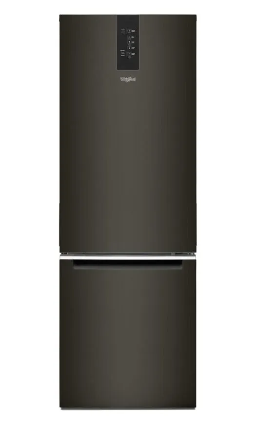Whirlpool Black Stainless Steel Counter-Depth Bottom-Freezer Refrigerator (12.9 Cu.Ft.) - WRB543CMJV