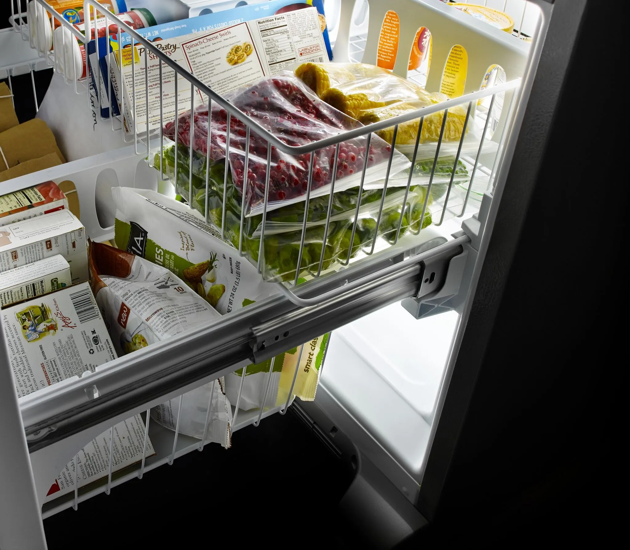 Whirlpool Black Stainless Steel French Door Refrigerator (22.1 Cu Ft) - WRFF5333PV