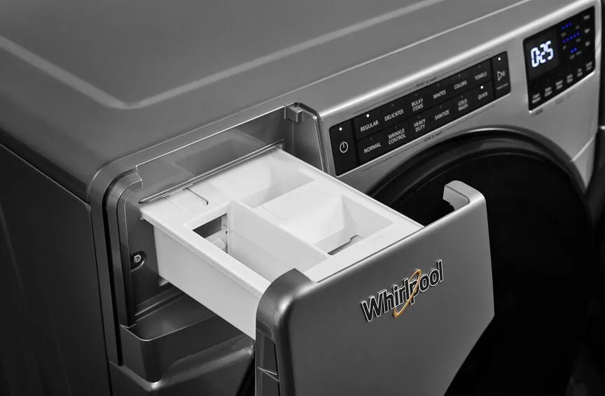 Whirlpool Chrome Shadow Front-Load Washer with Quick Wash (5.2 cu. ft.) - WFW5605MC