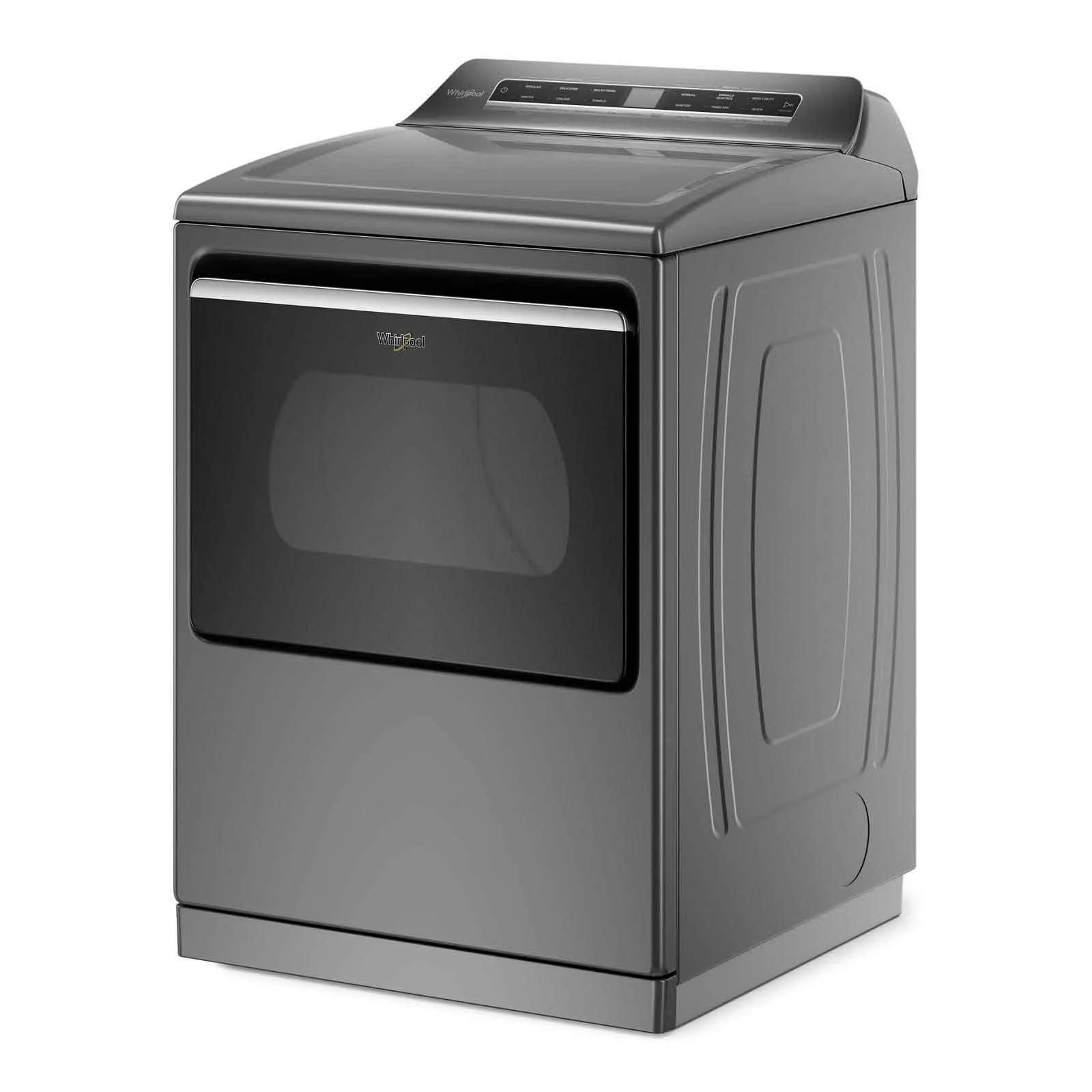 Whirlpool Chrome Shadow Smart Electric Dryer with Steam (7.4 cu.ft.) - YWED7120HC