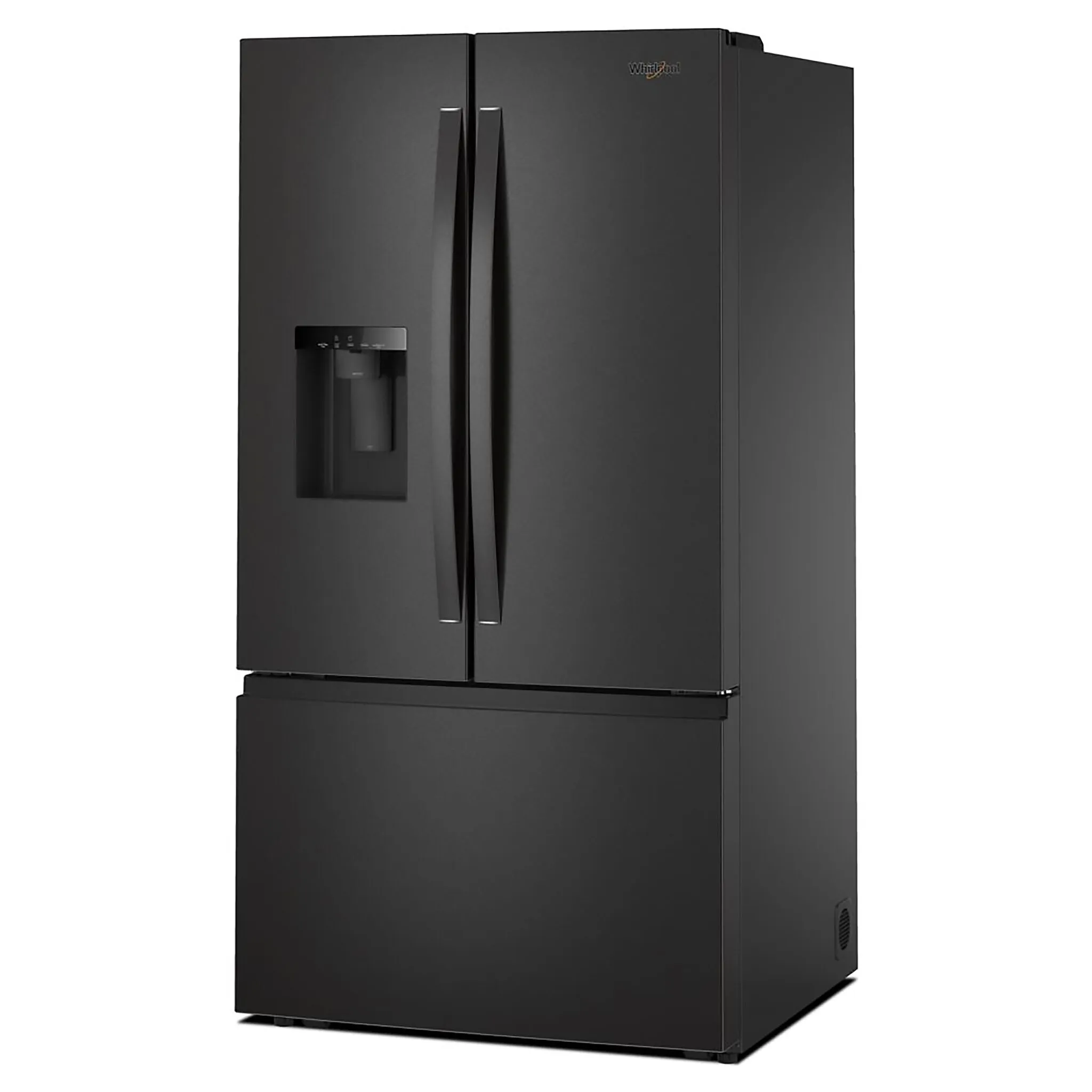 Whirlpool Fingerprint Resistant Black Stainless French Door Refrigerator (30 Cu.ft.) - WRFF3536SV