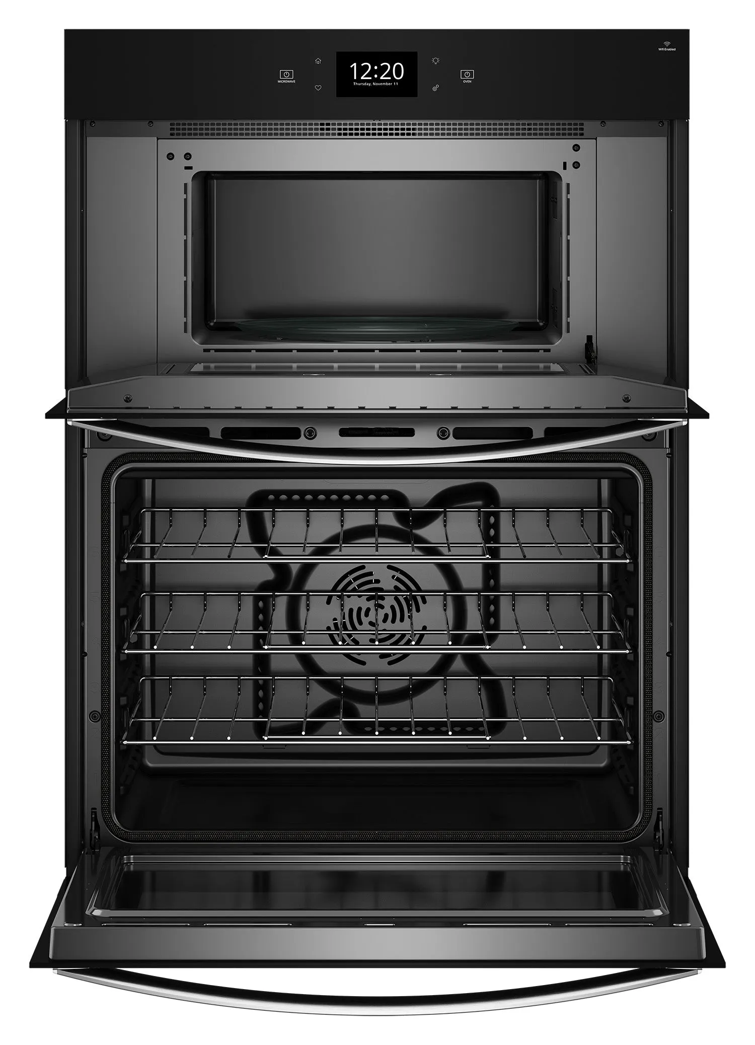 Whirlpool Fingerprint Resistant Stainless Steel Combi Wall Oven (5.7 Cu Ft) - WOEC7027PZ