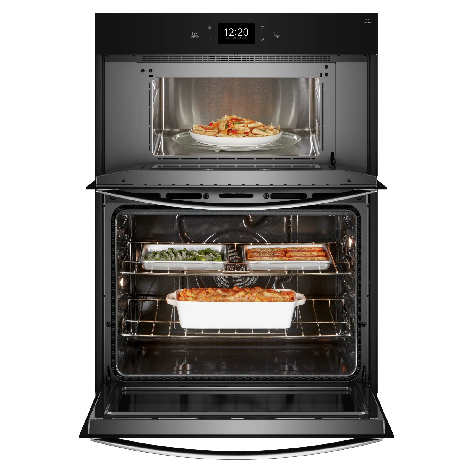Whirlpool Fingerprint Resistant Stainless Steel Combi Wall Oven (6.4 Cu Ft) - WOEC7030PZ