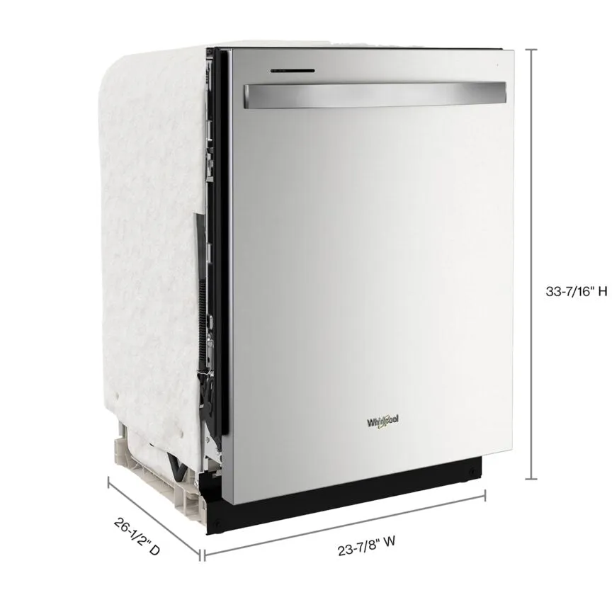 Whirlpool Fingerprint Resistant Stainless Steel Dishwasher with Deep Top Rack (50 dBA) - WDT740SALZ