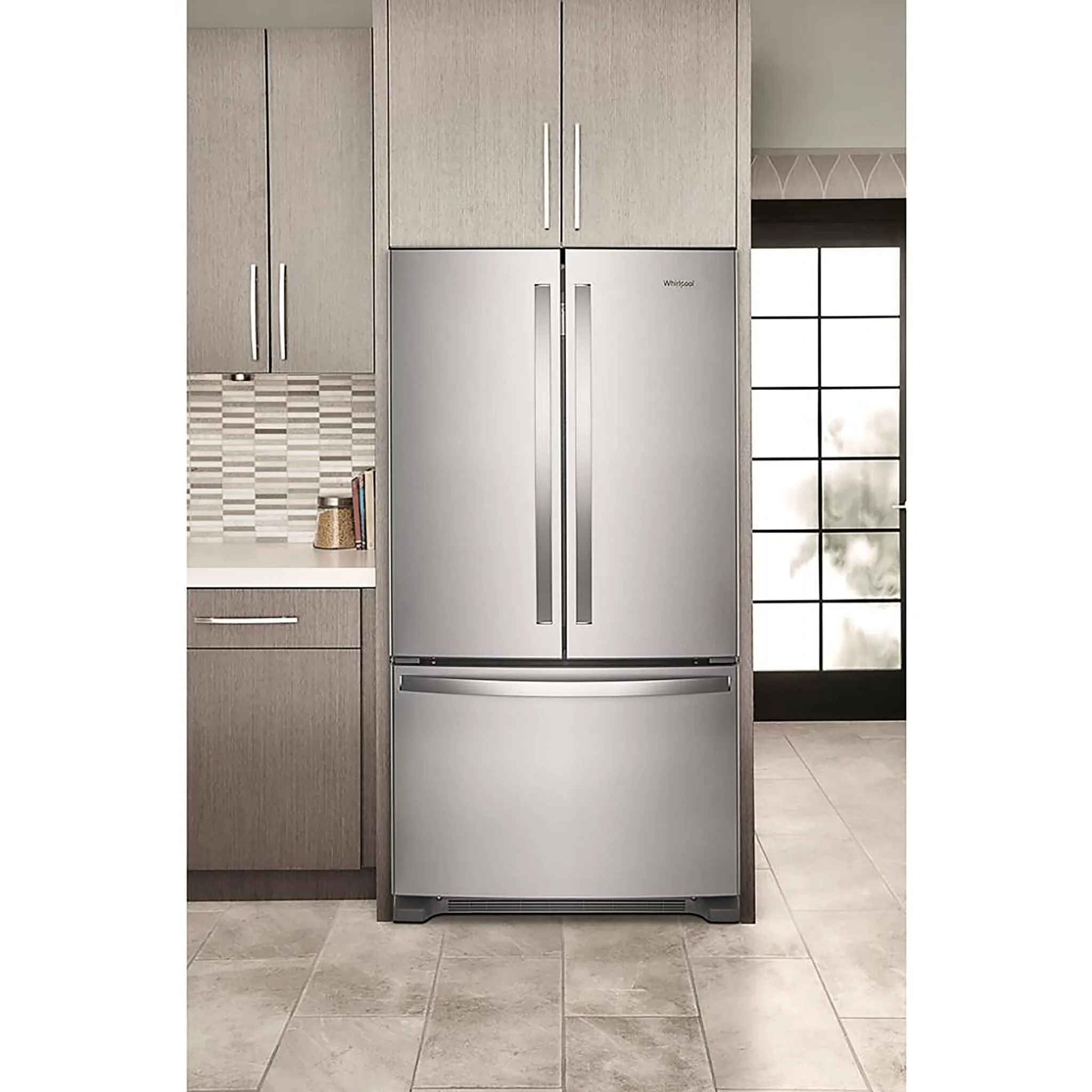 Whirlpool Fingerprint Resistant Stainless Steel French Door Refrigerator (20 Cu.Ft.) - WRFC2036RZ
