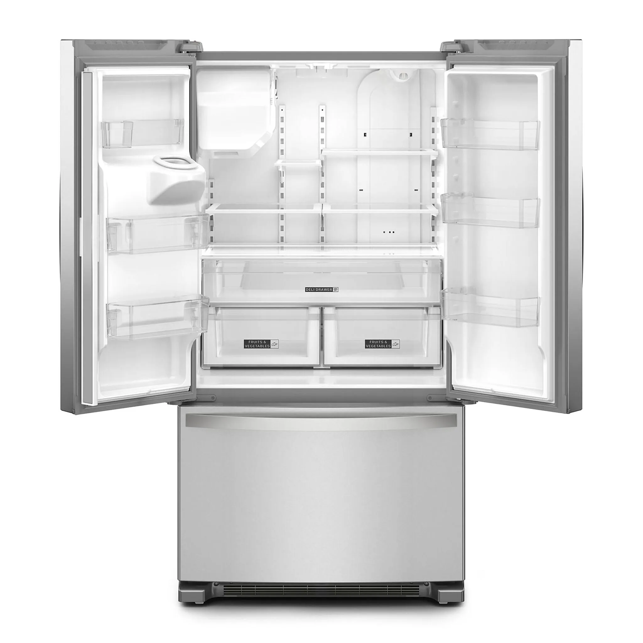 Whirlpool Fingerprint Resistant Stainless Steel French Door Refrigerator (24.7 Cu.Ft.) - WRFF3436RZ