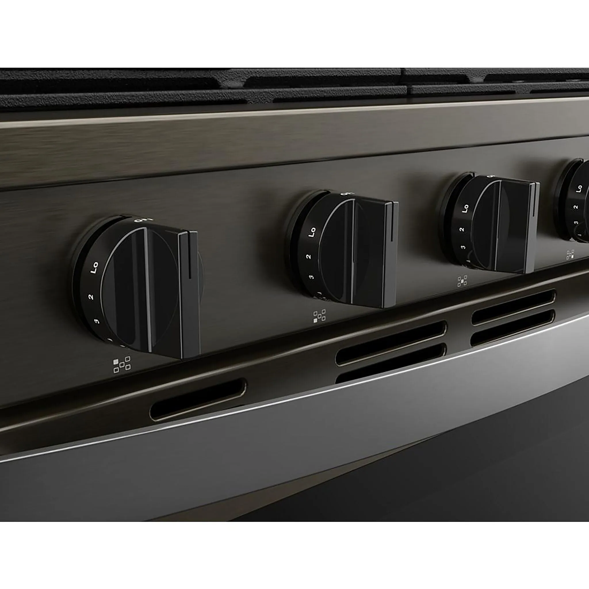 Whirlpool Print Resistant Black Stainless Gas Freestanding Range (5 Cu.Ft) - WFGS7530RV