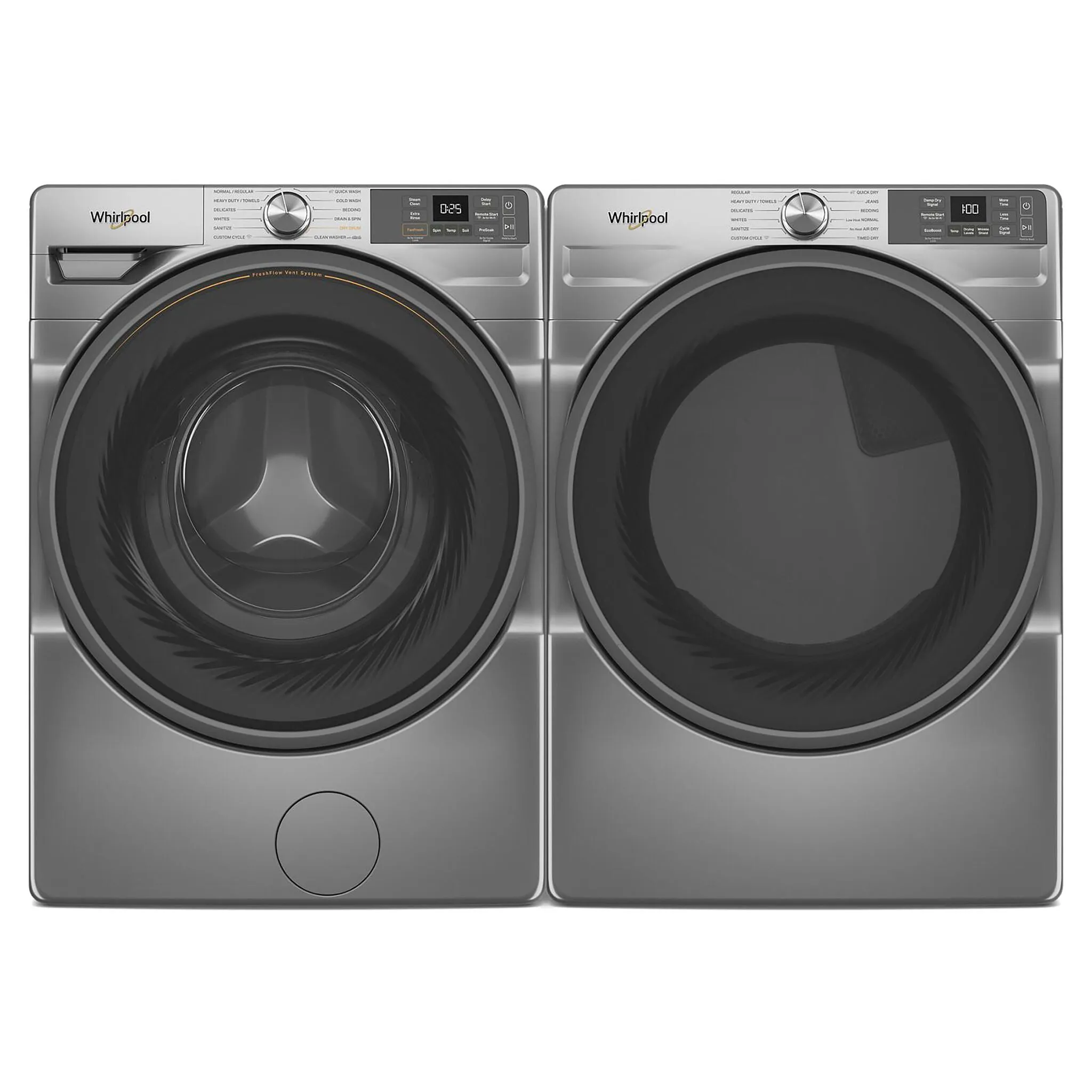 Whirlpool Radiant Silver Electric Dryer (7.4 Cu.Ft.) - YWED5720RR