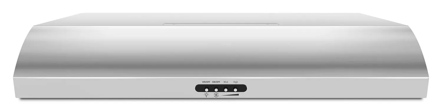 Whirlpool Stainless Steel 30" 350 CFM Range Hood - UXT5230BDS