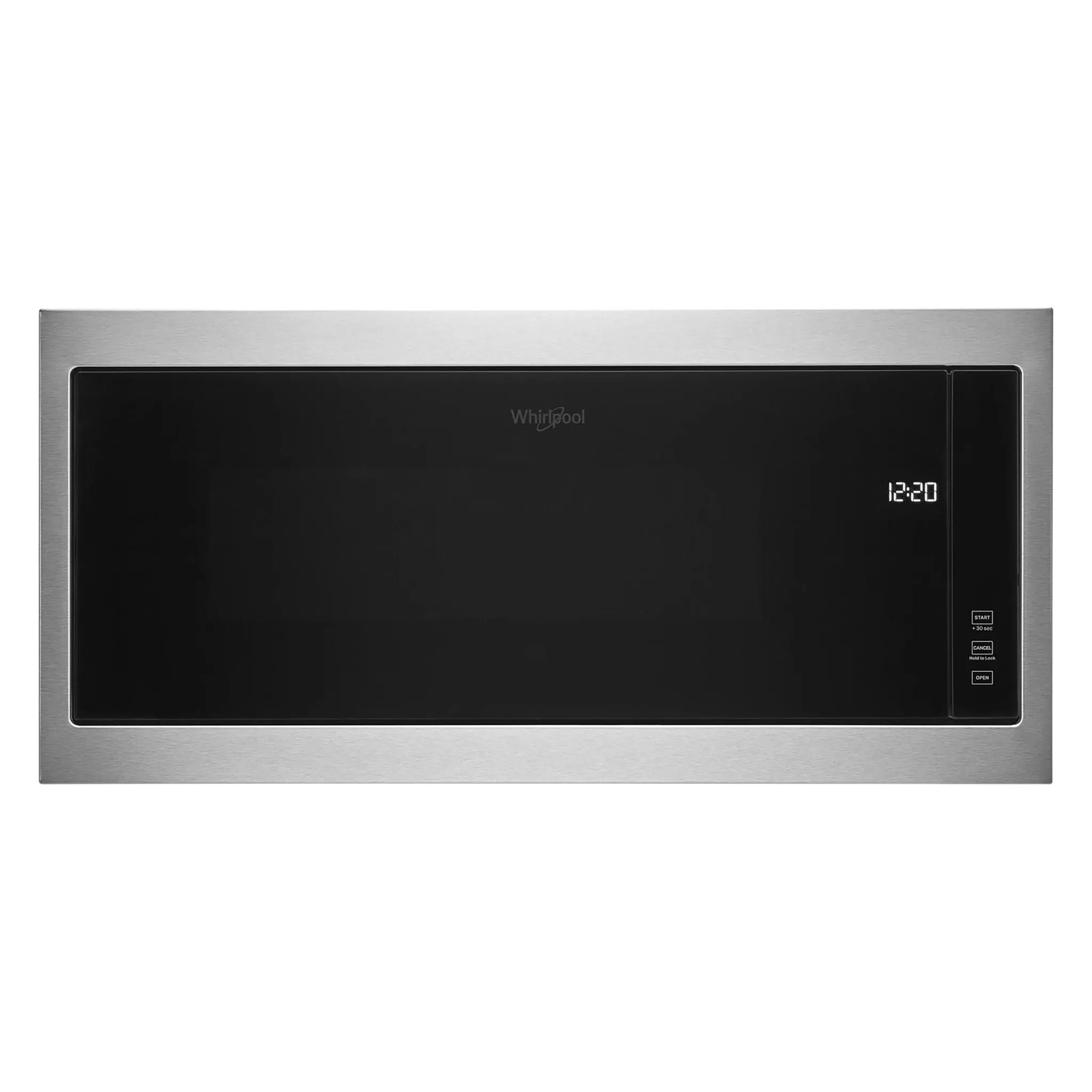 Whirlpool Stainless Steel Built-In Microwave with Slim Trim Kit (1.10 Cu Ft) - YWMT50011KS