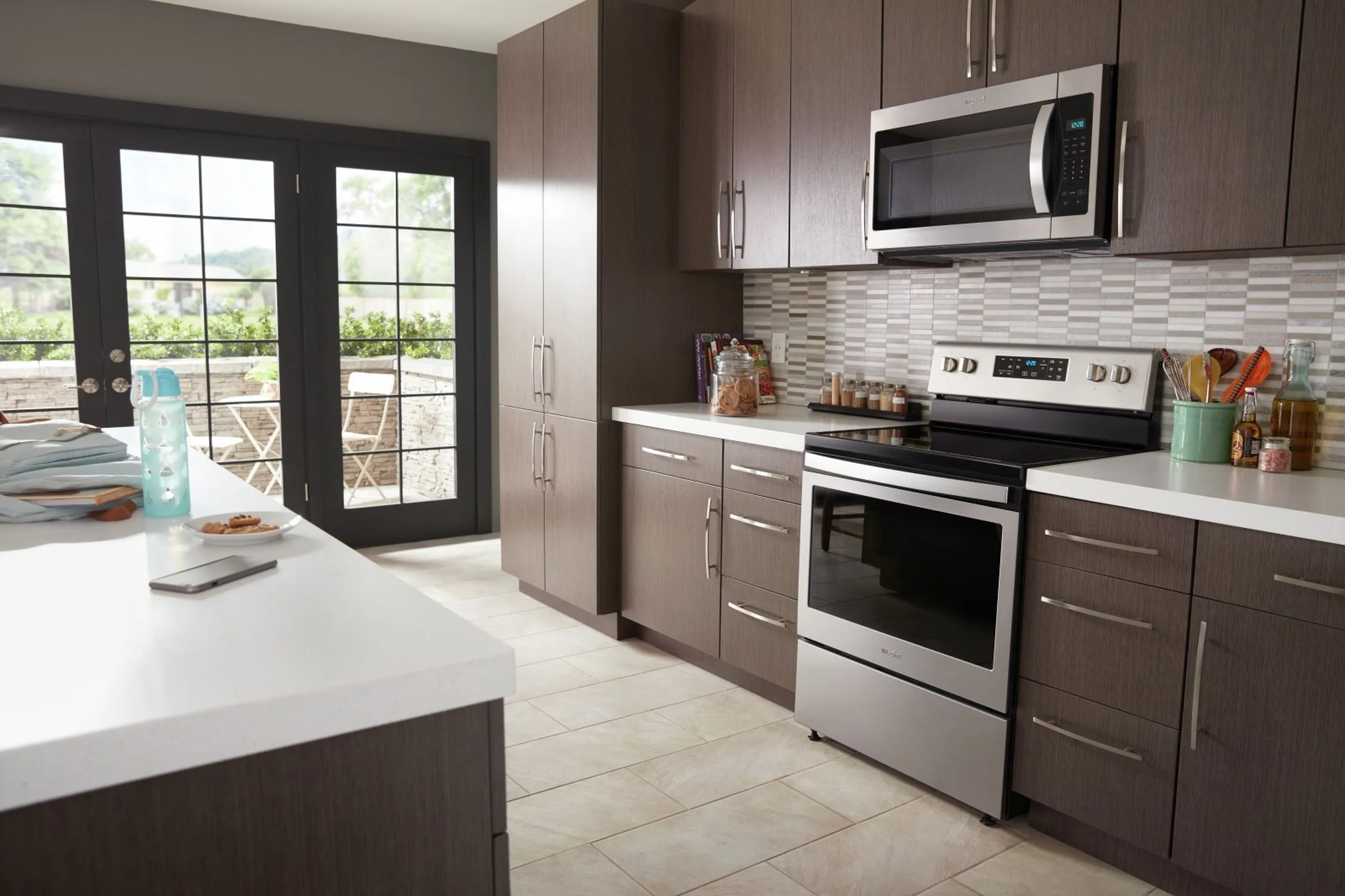 Whirlpool Stainless Steel Over-the-Range Microwave and Hood Combination (1.7 Cu.Ft.) - YWMH31017HS