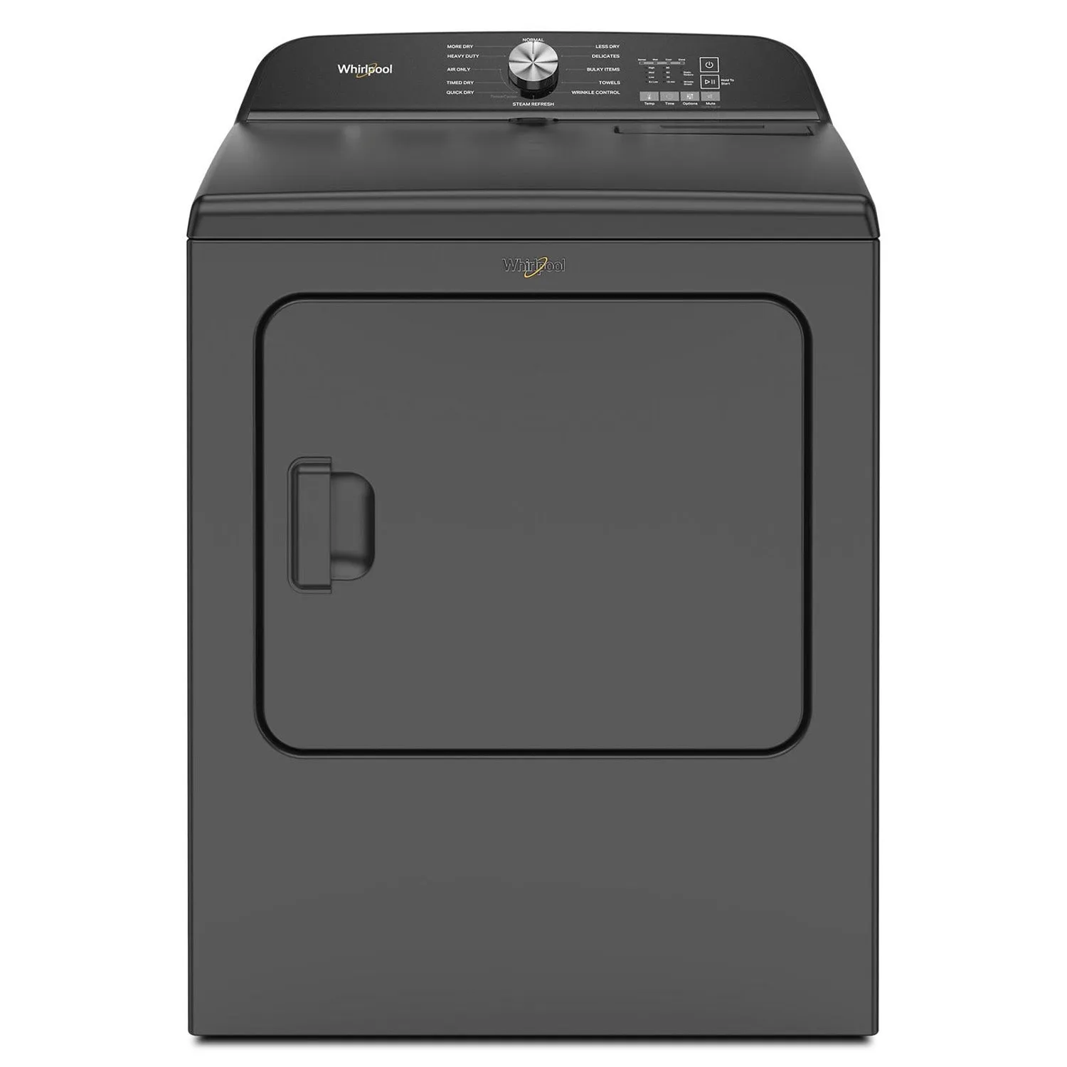 Whirlpool Volcano Black Gas Dryer (7.00 Cu Ft) - WGD6150PB