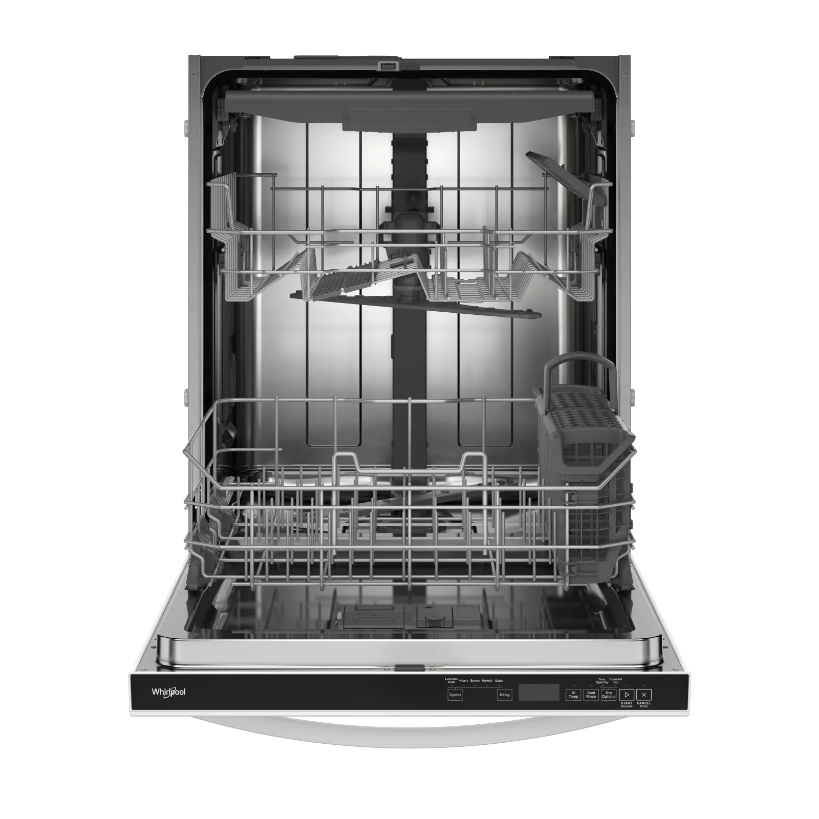 Whirlpool White 24" Built in 3 Rack Dishwasher (44 dBA) - WDT550SAPW