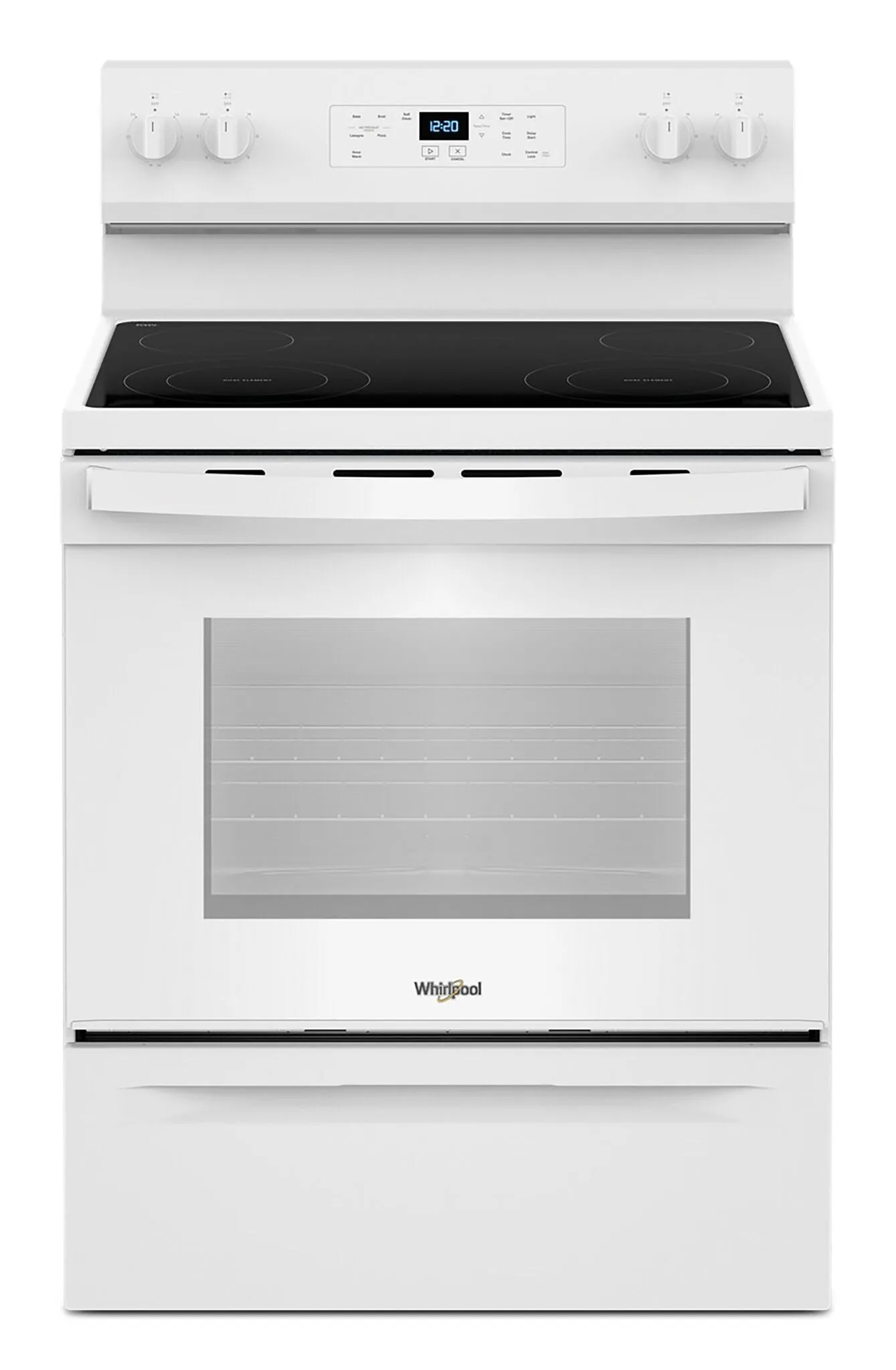 Whirlpool White 30" Electric Range (5.30 Cu Ft) - YWFES3530RW