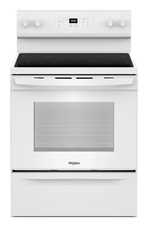 Whirlpool White 30" Electric Range (5.30 Cu Ft) - YWFES3530RW