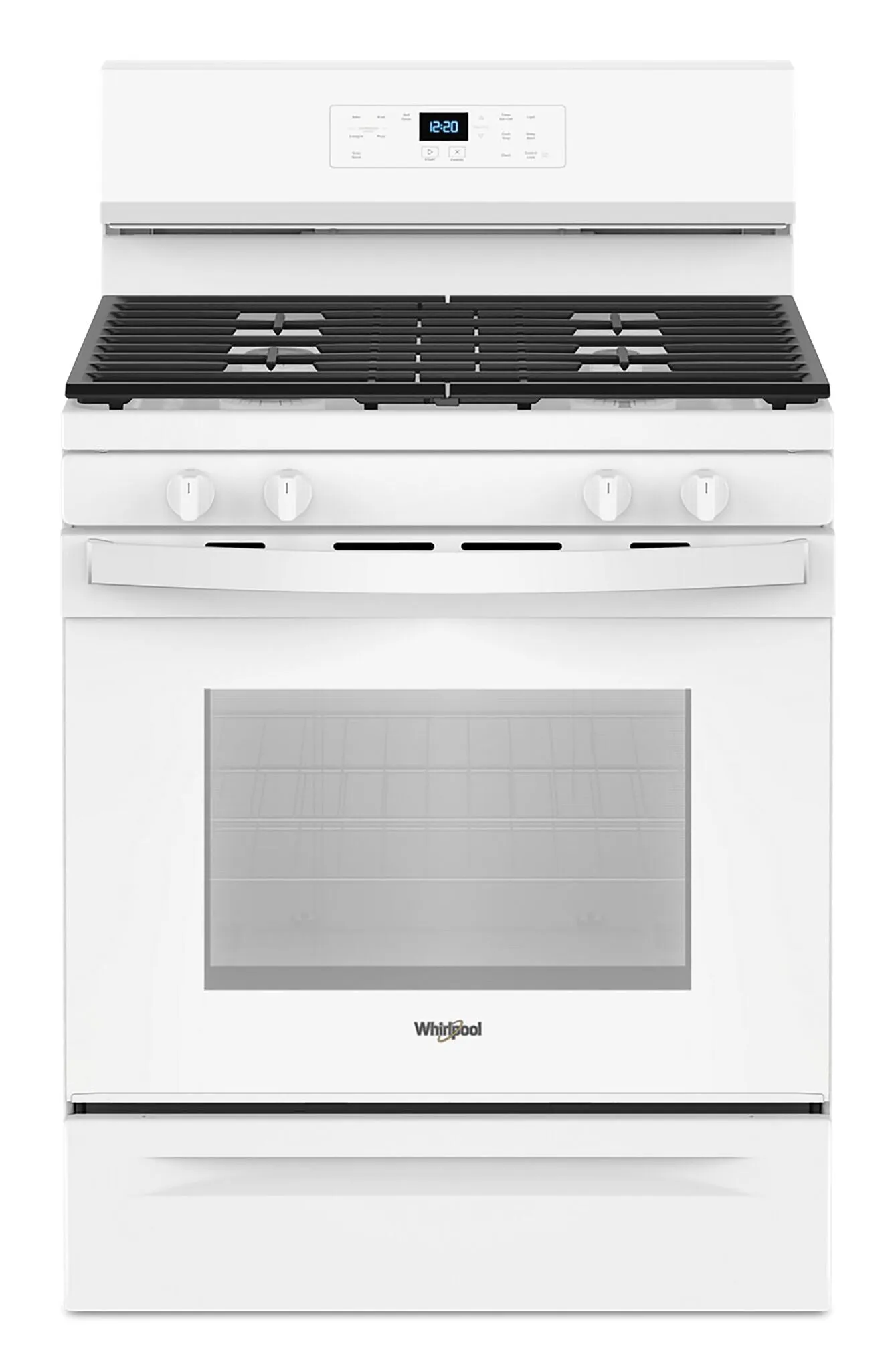 Whirlpool White 30" Gas Range (5.0 Cu Ft) - WFGS3530RW
