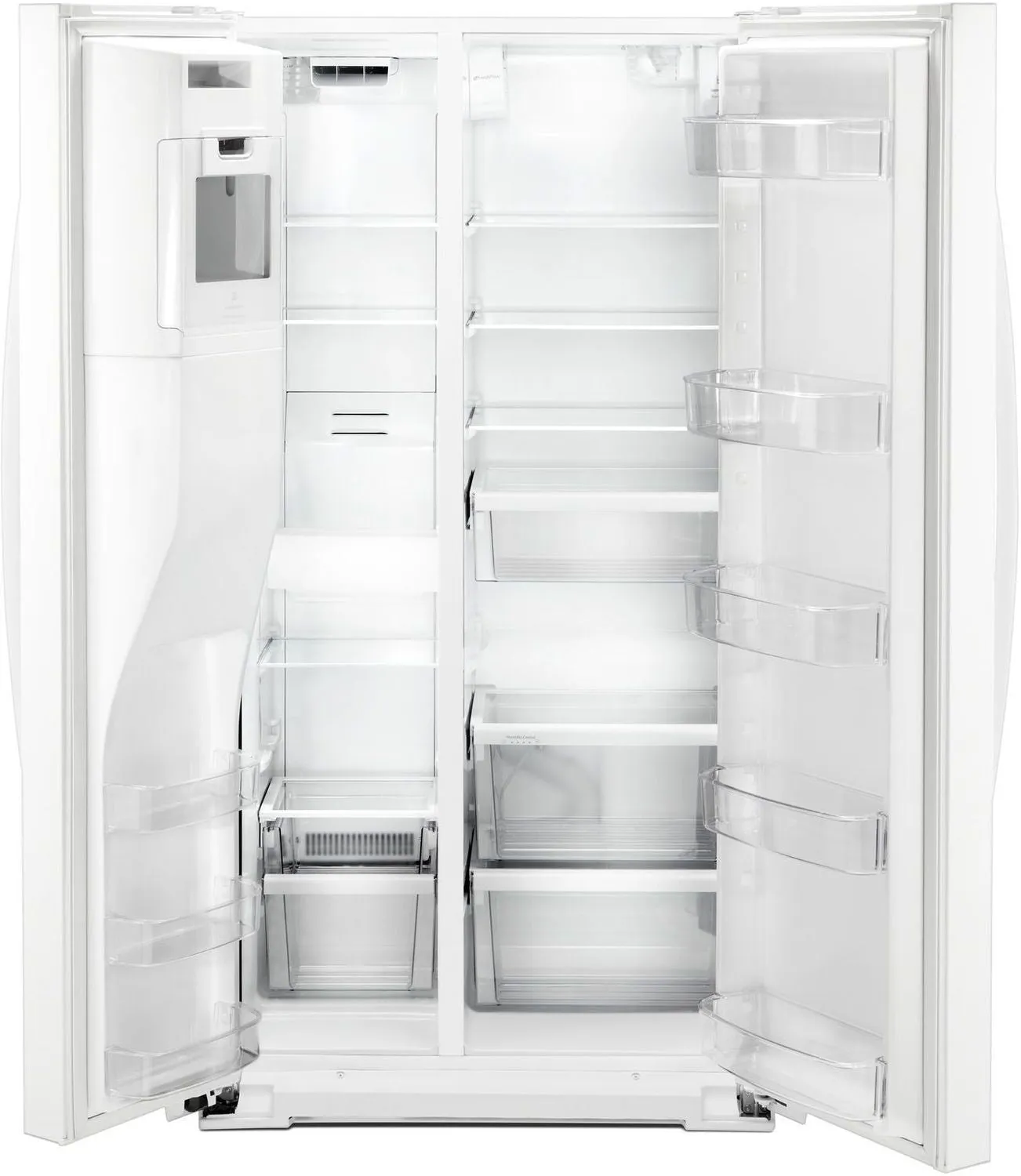 Whirlpool White Counter-Depth Side-by-Side Refrigerator (21 Cu. Ft.) - WRS571CIHW