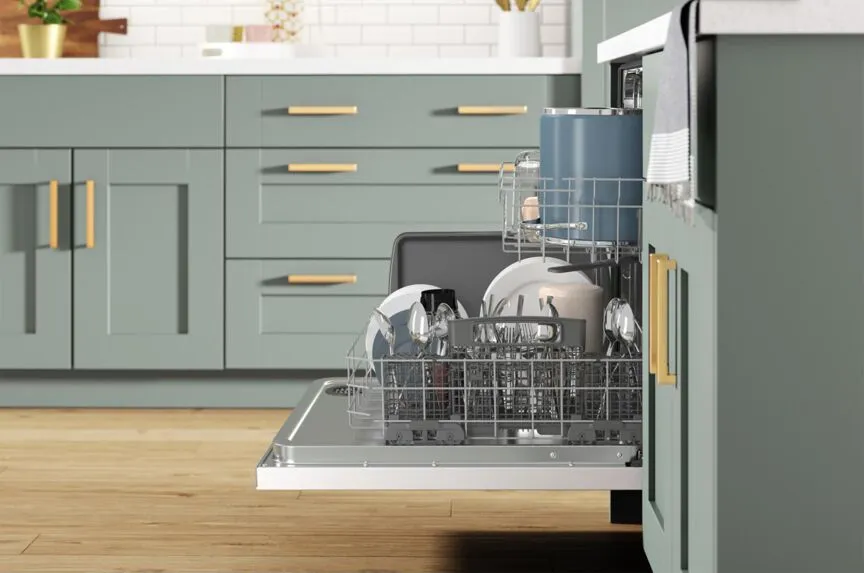 Whirlpool White Dishwasher with Deep Top Rack (50 dBA) - WDT740SALW