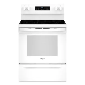 Whirlpool White Electric Freestanding Range (5.3 Cu.Ft.) - YWFES5030RW