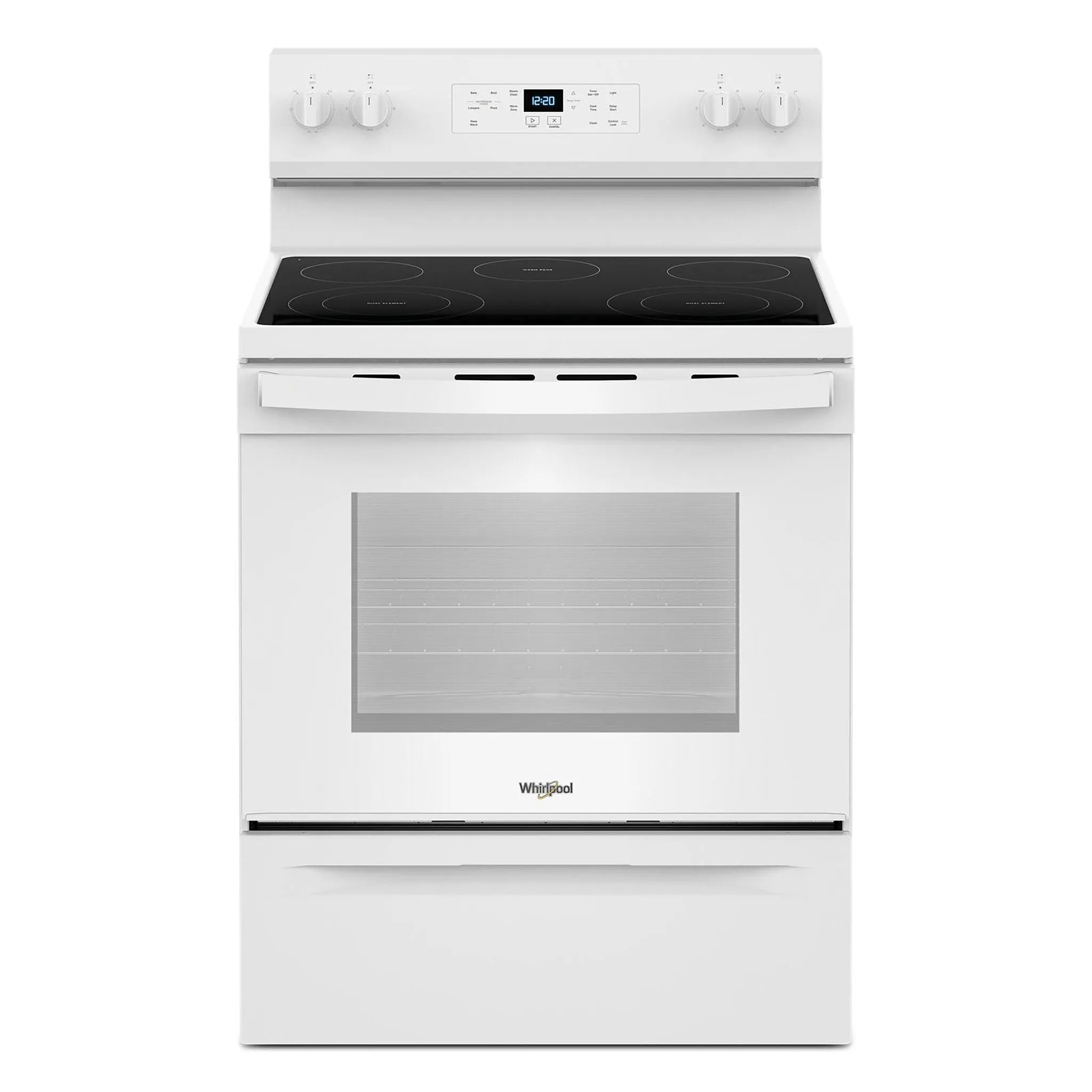 Whirlpool White Freestanding Electric Range (5.3 Cu.Ft.) - YWFES3330RW