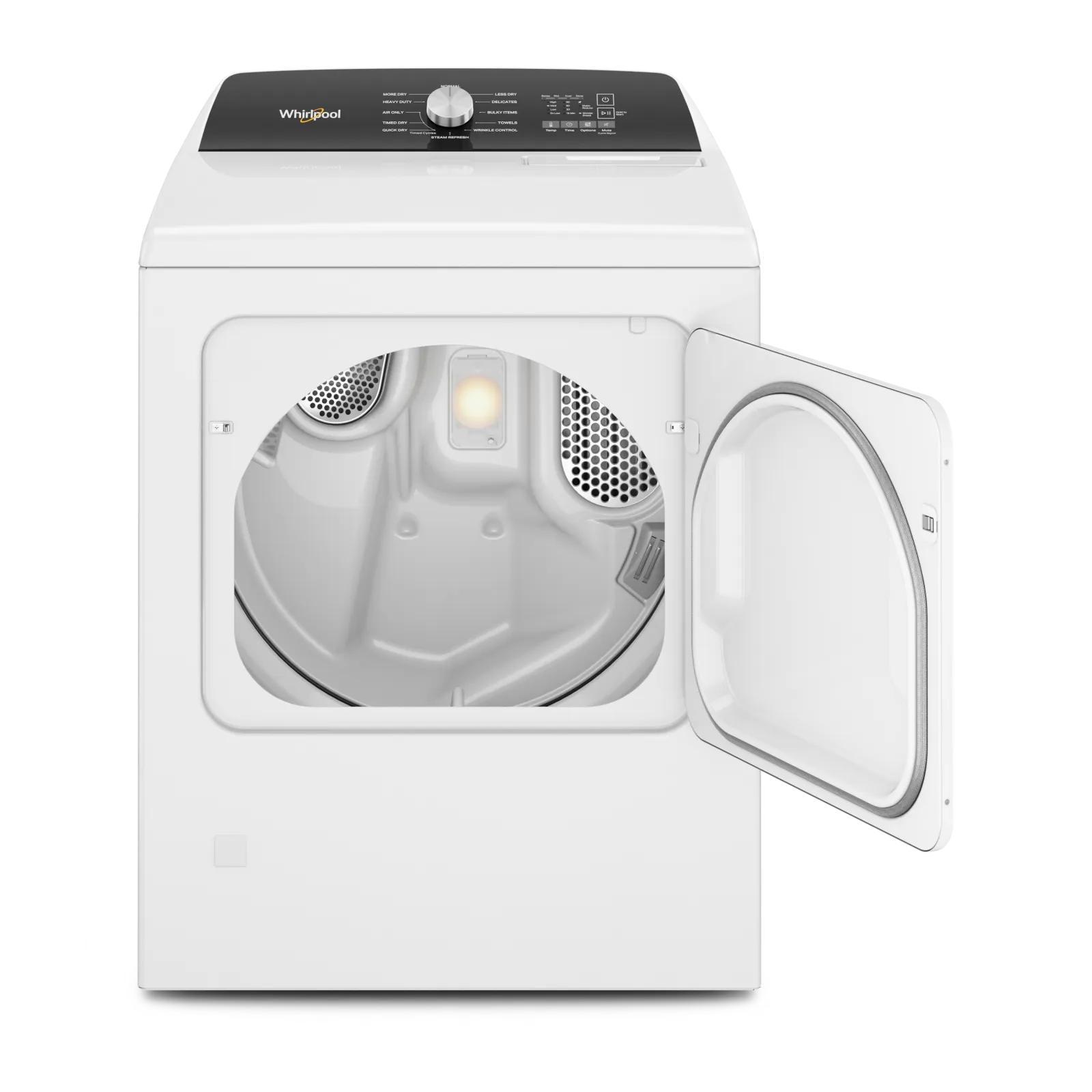 Whirlpool White Front Load Steam Gas Dryer with Moisture Sensing (7.0 Cu.Ft) - WGD5050LW